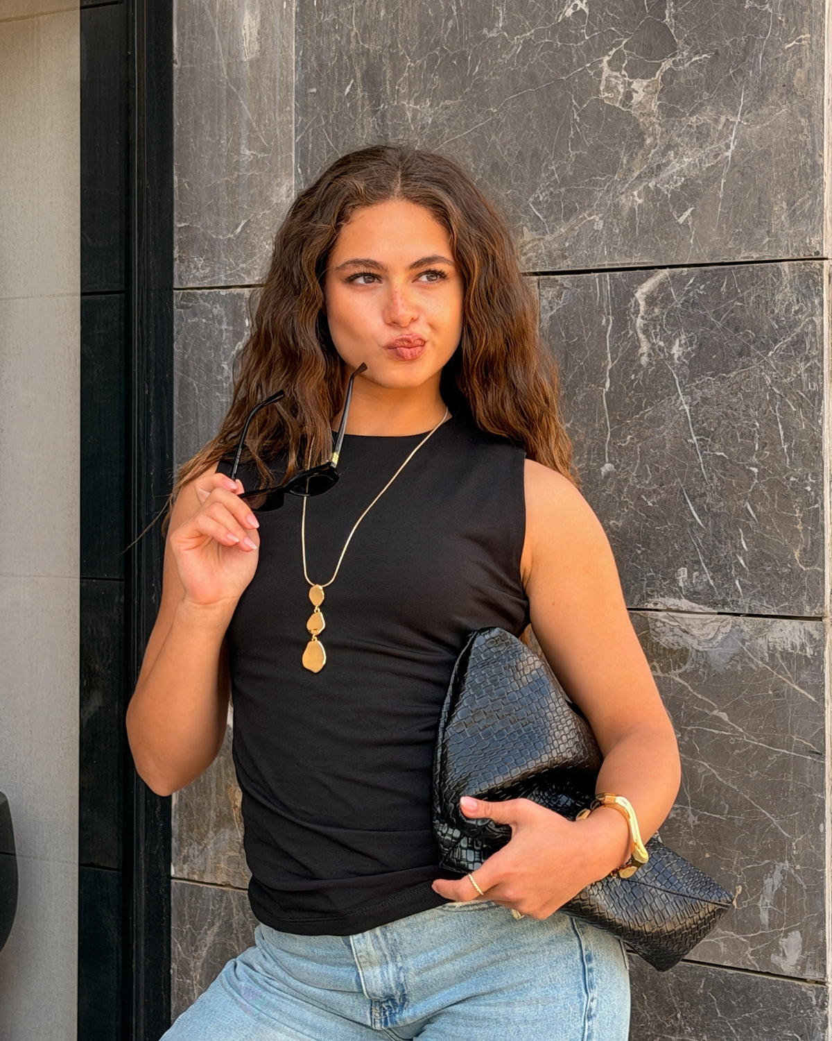 HER BASIC ESSENTIALS TANK Top