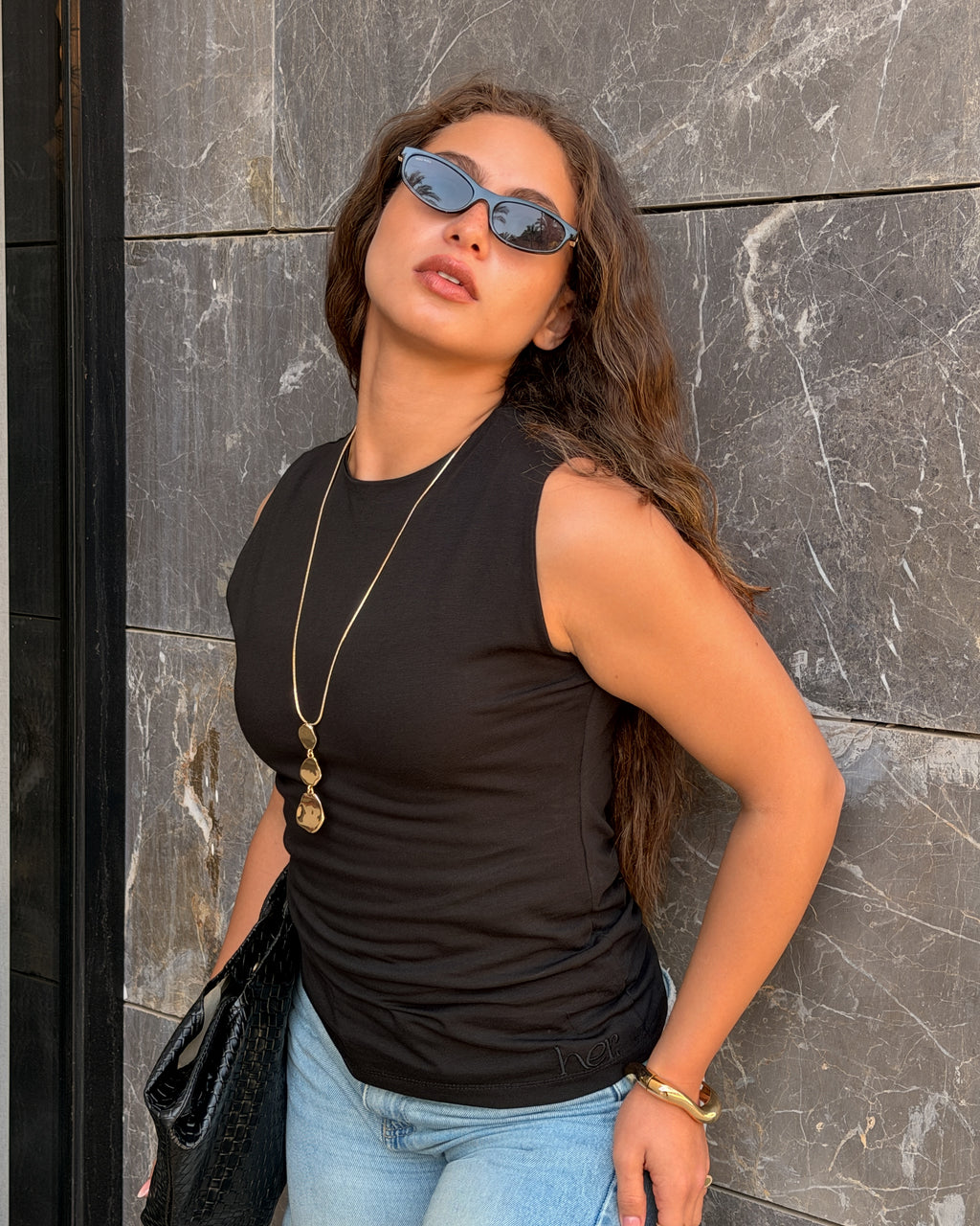 HER BASIC ESSENTIALS TANK Top