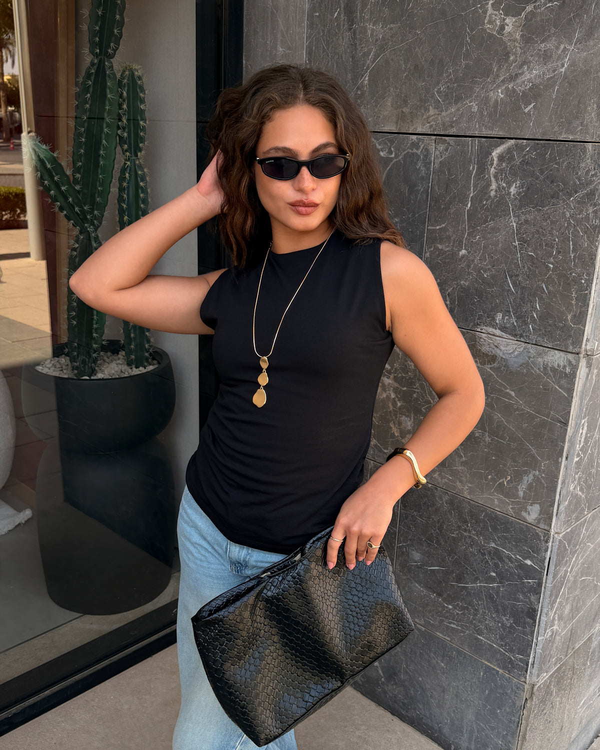 HER BASIC ESSENTIALS TANK Top