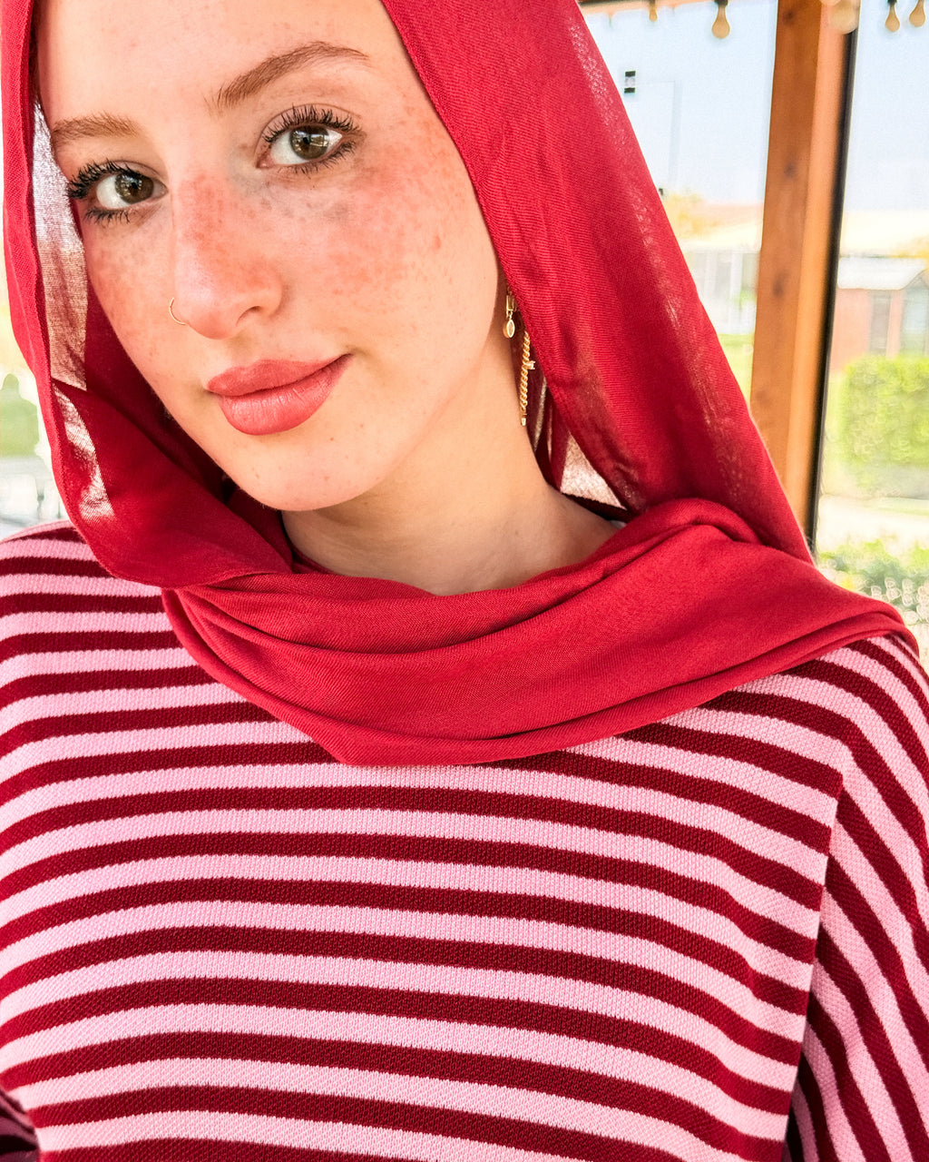 Retro stripe T shirt