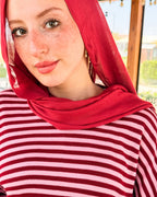 Retro stripe T shirt