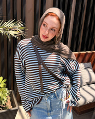 Retro stripe T shirt
