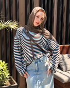 Retro stripe T shirt