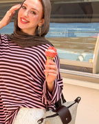 Retro stripe T shirt