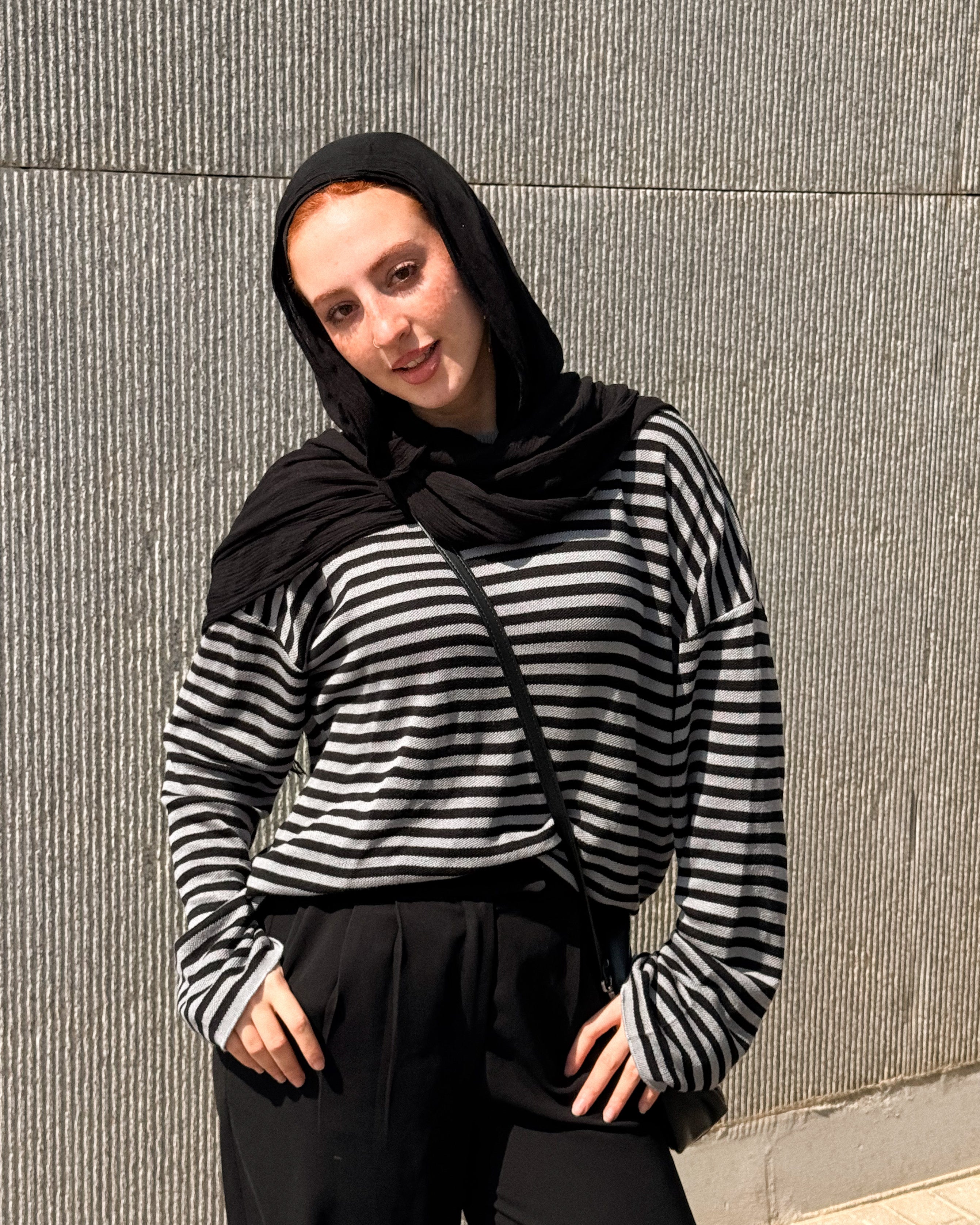 Retro stripe T shirt
