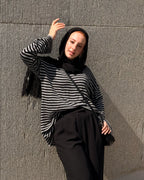 Retro stripe T shirt
