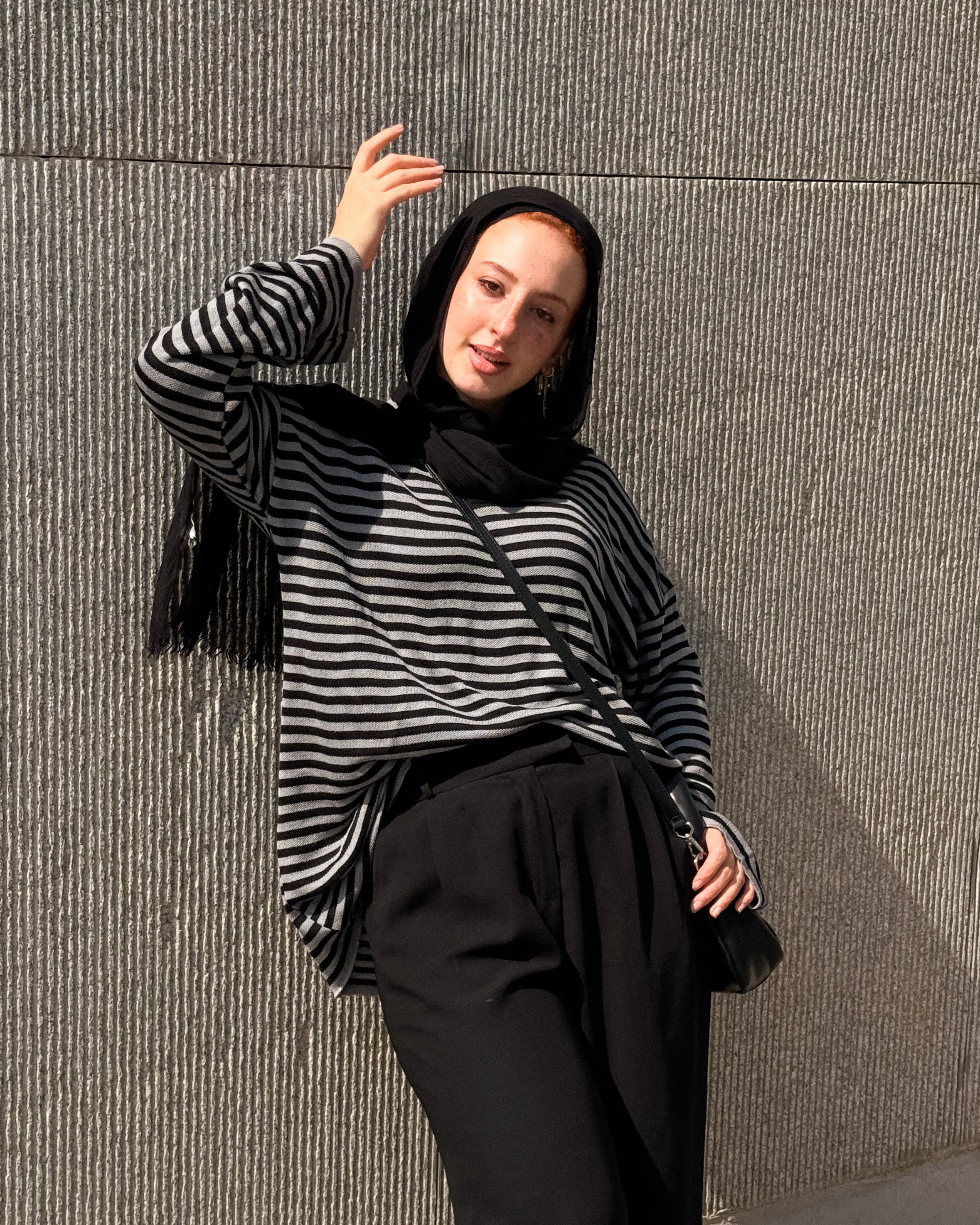 Retro stripe T shirt