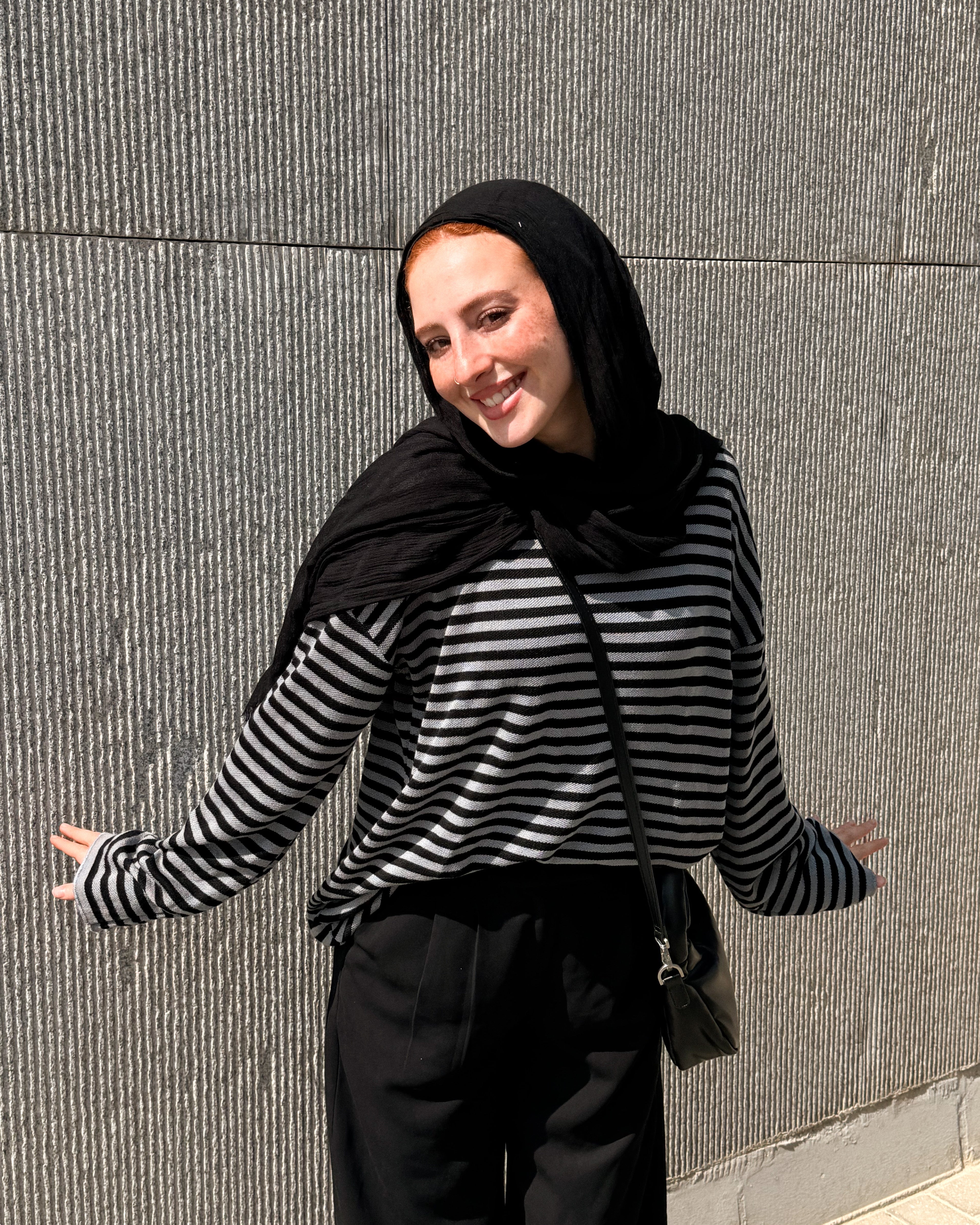 Retro stripe T shirt