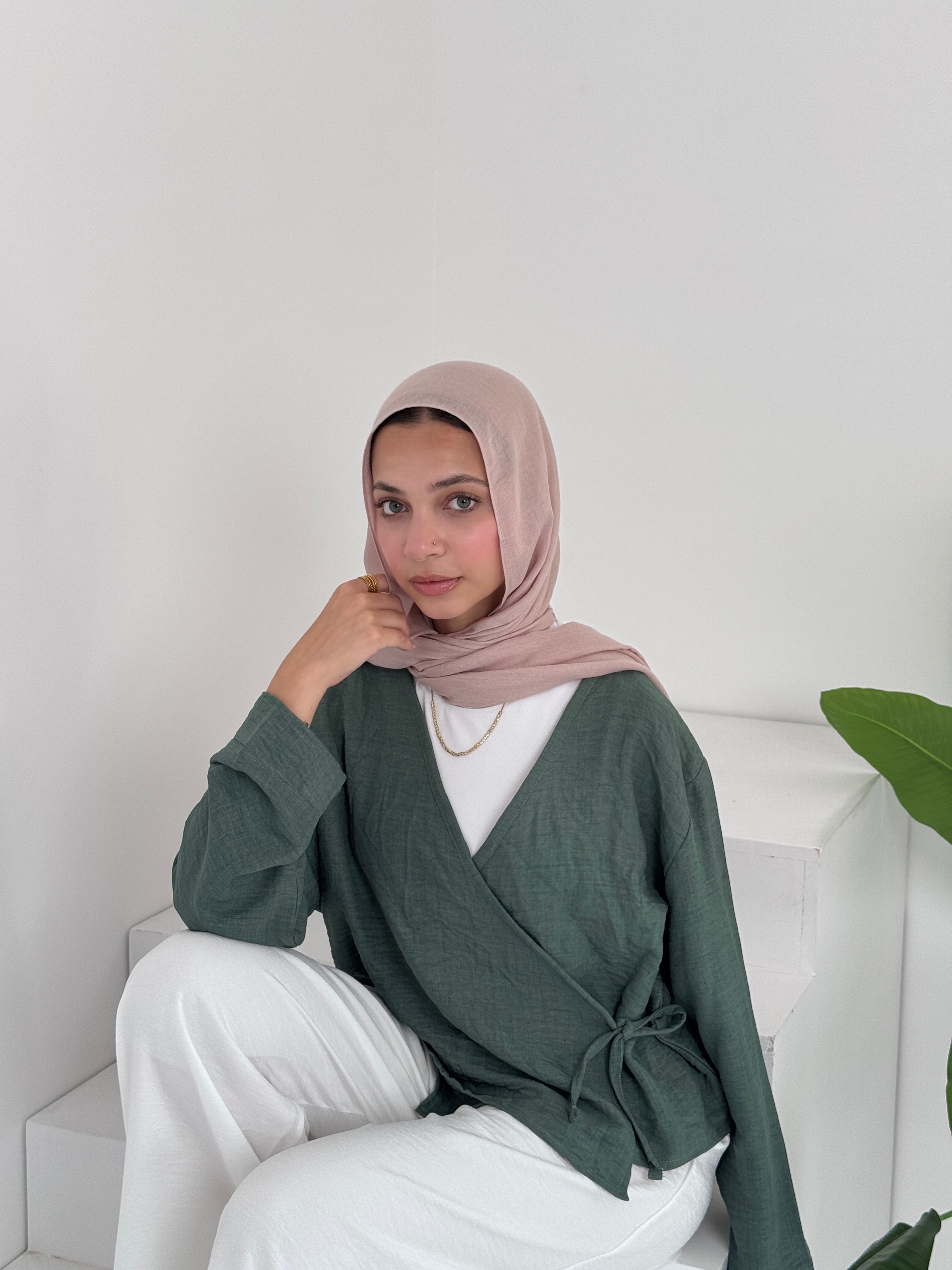Sunny Wrap Blouse
