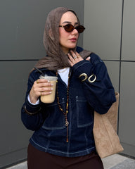 Classic Dark Denim Jacket