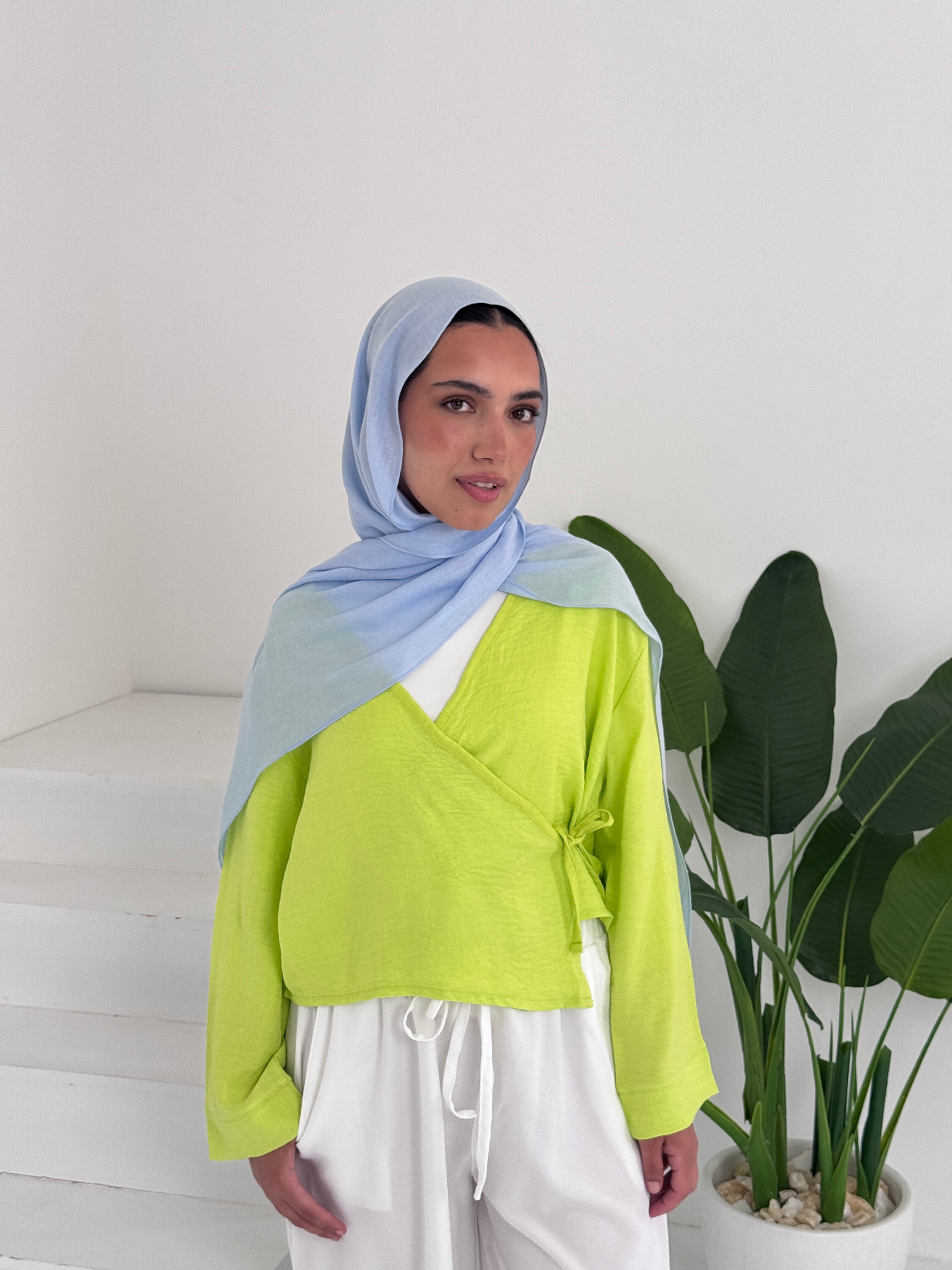 Sunny Wrap Blouse