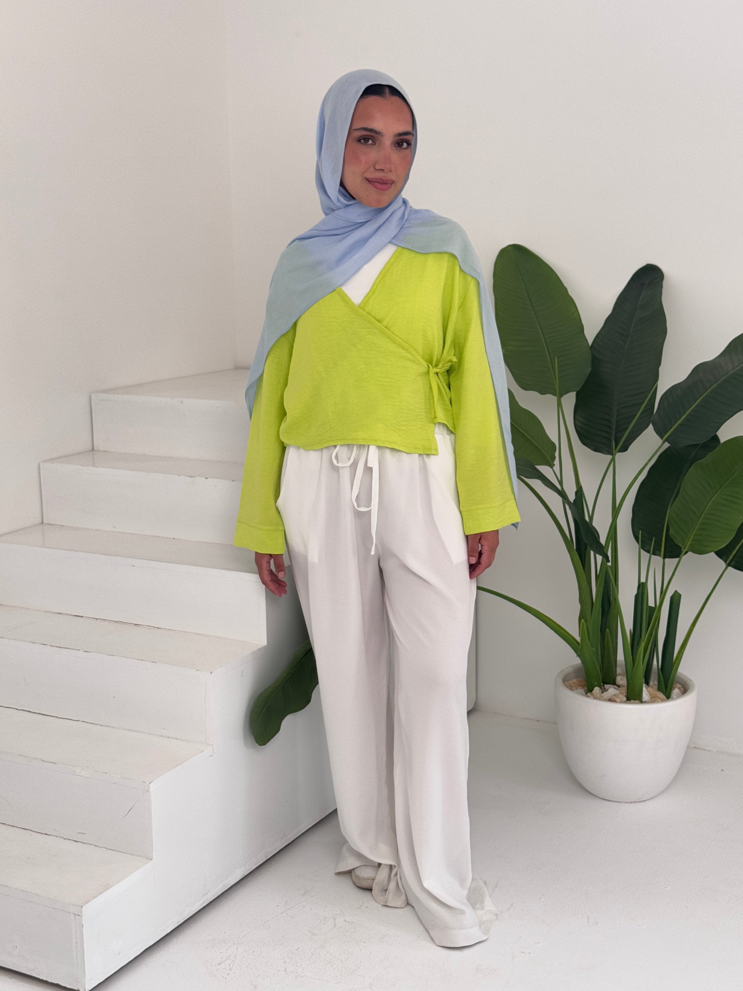Sunny Wrap Blouse