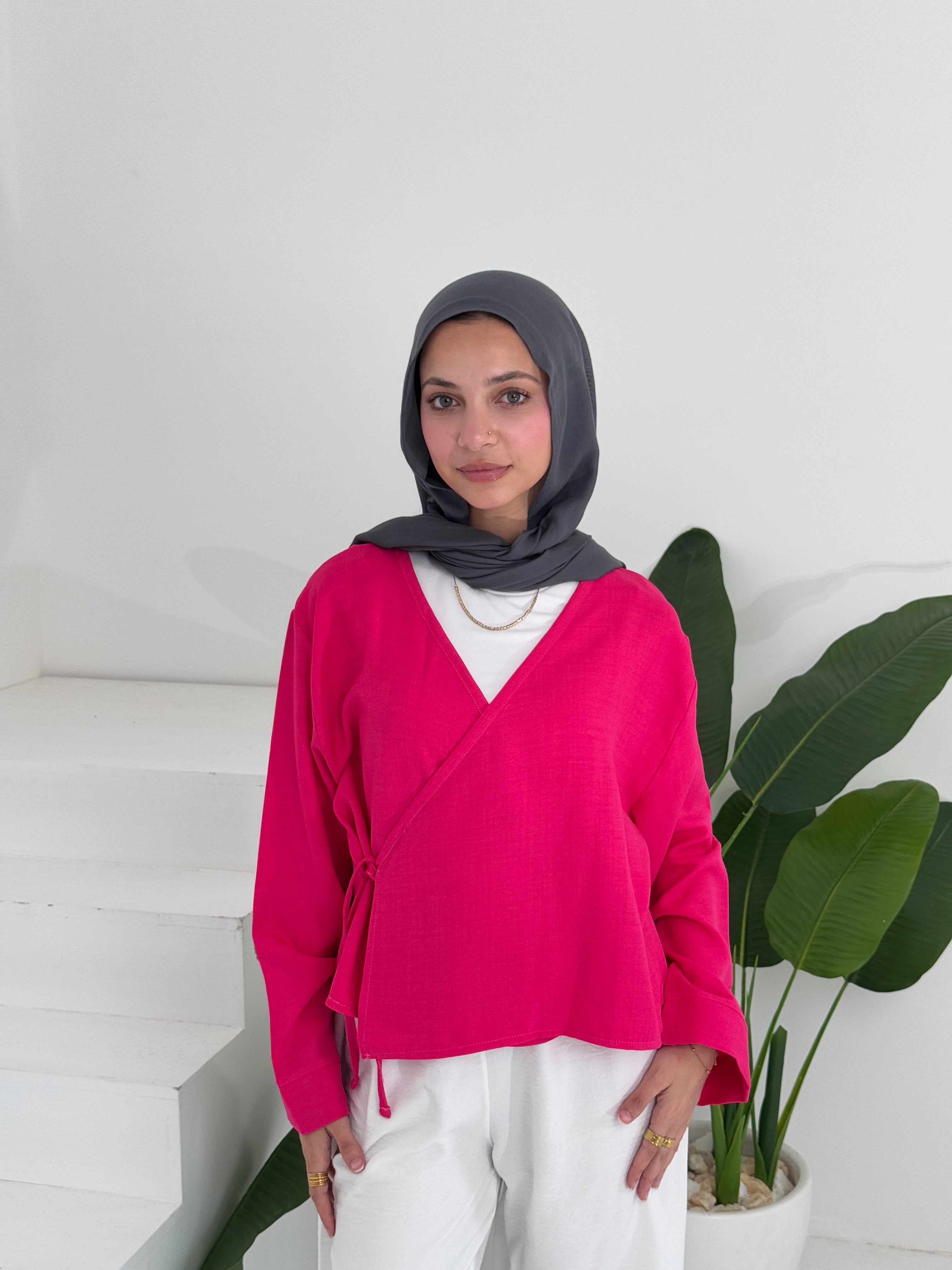 Sunny Wrap Blouse