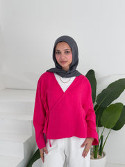 Sunny Wrap Blouse