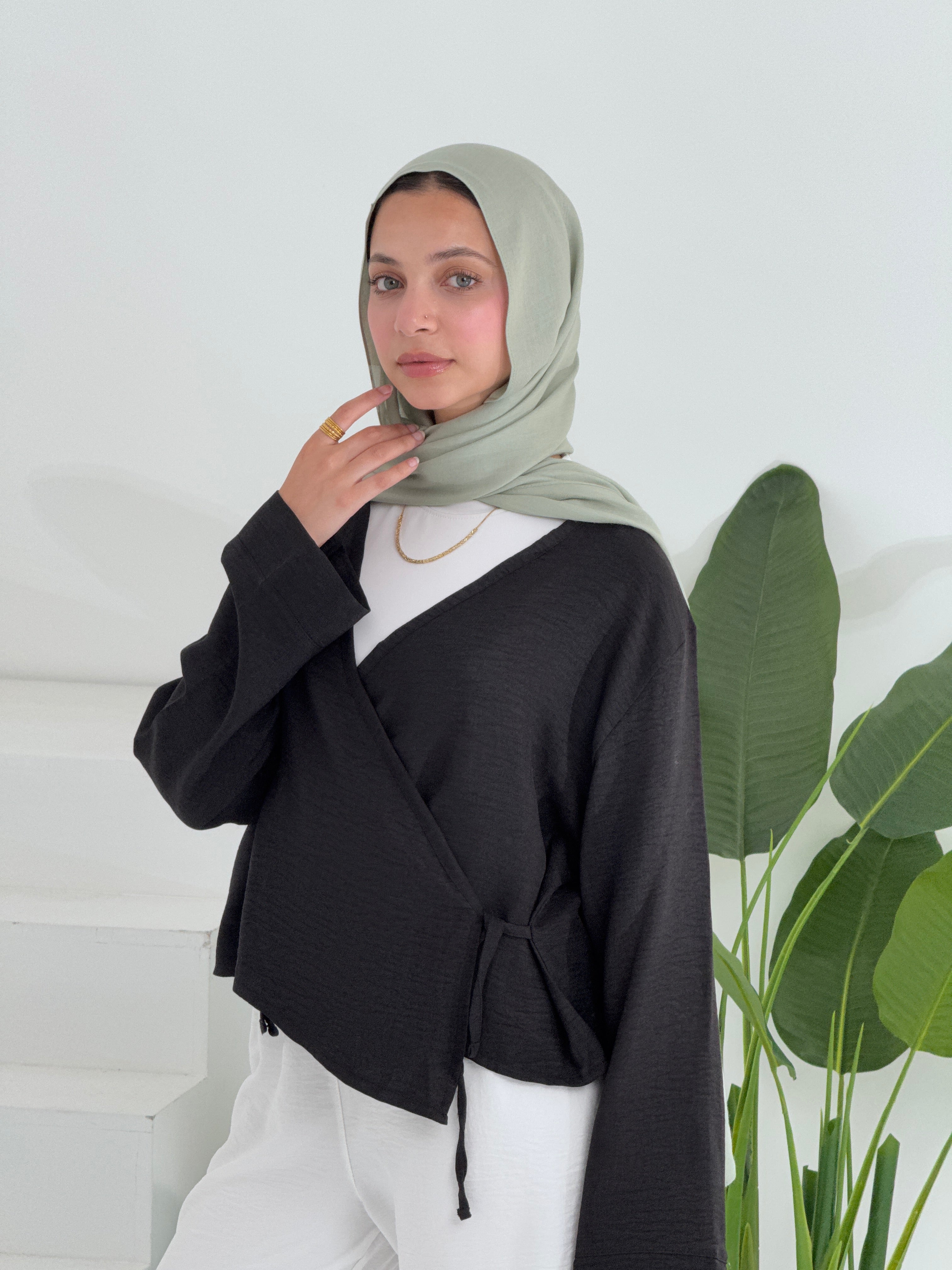 Sunny Wrap Blouse