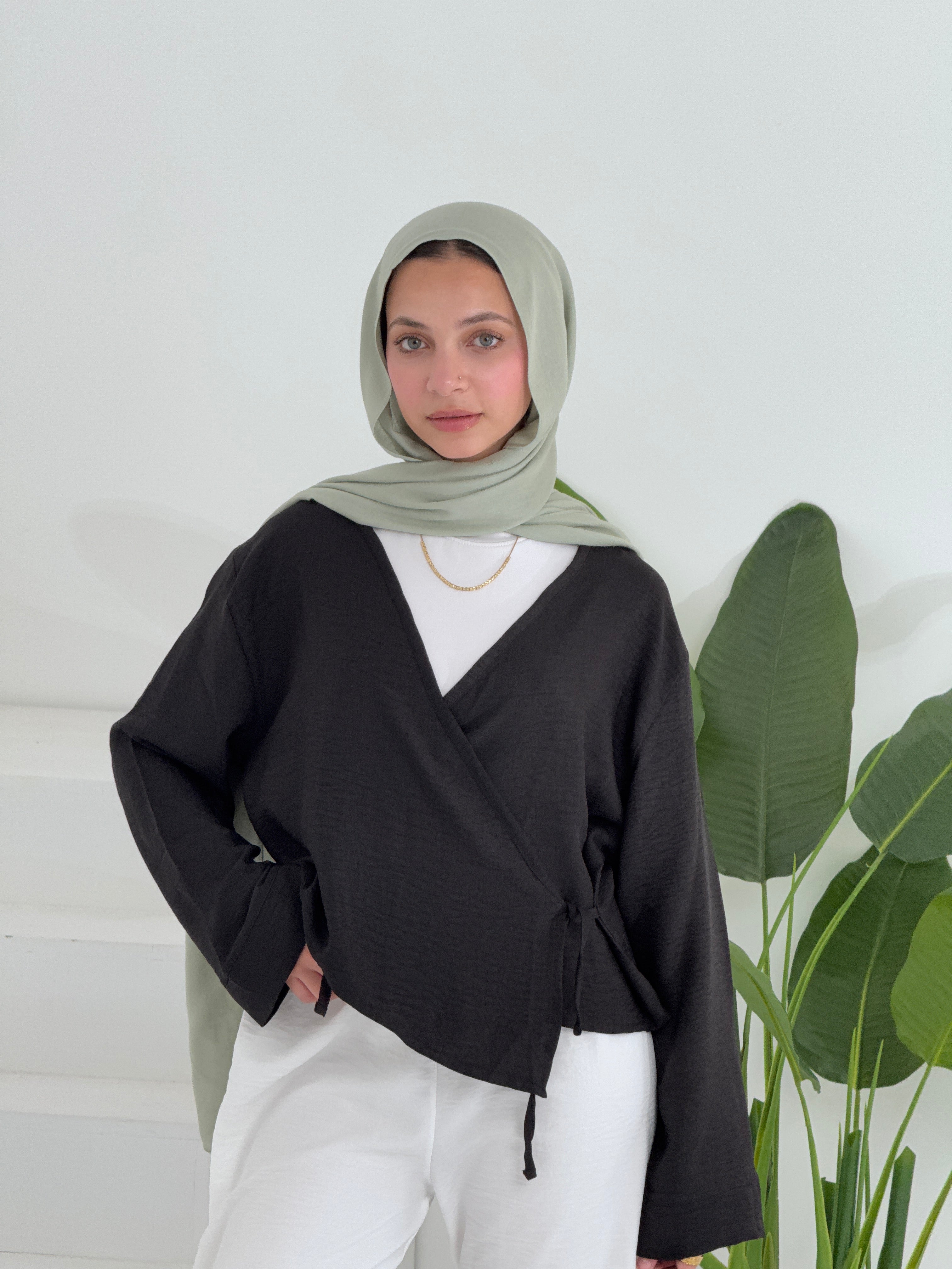Sunny Wrap Blouse