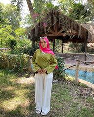 Wrap Linen Blouse