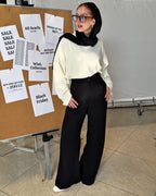 Classic Fit Pants In Black