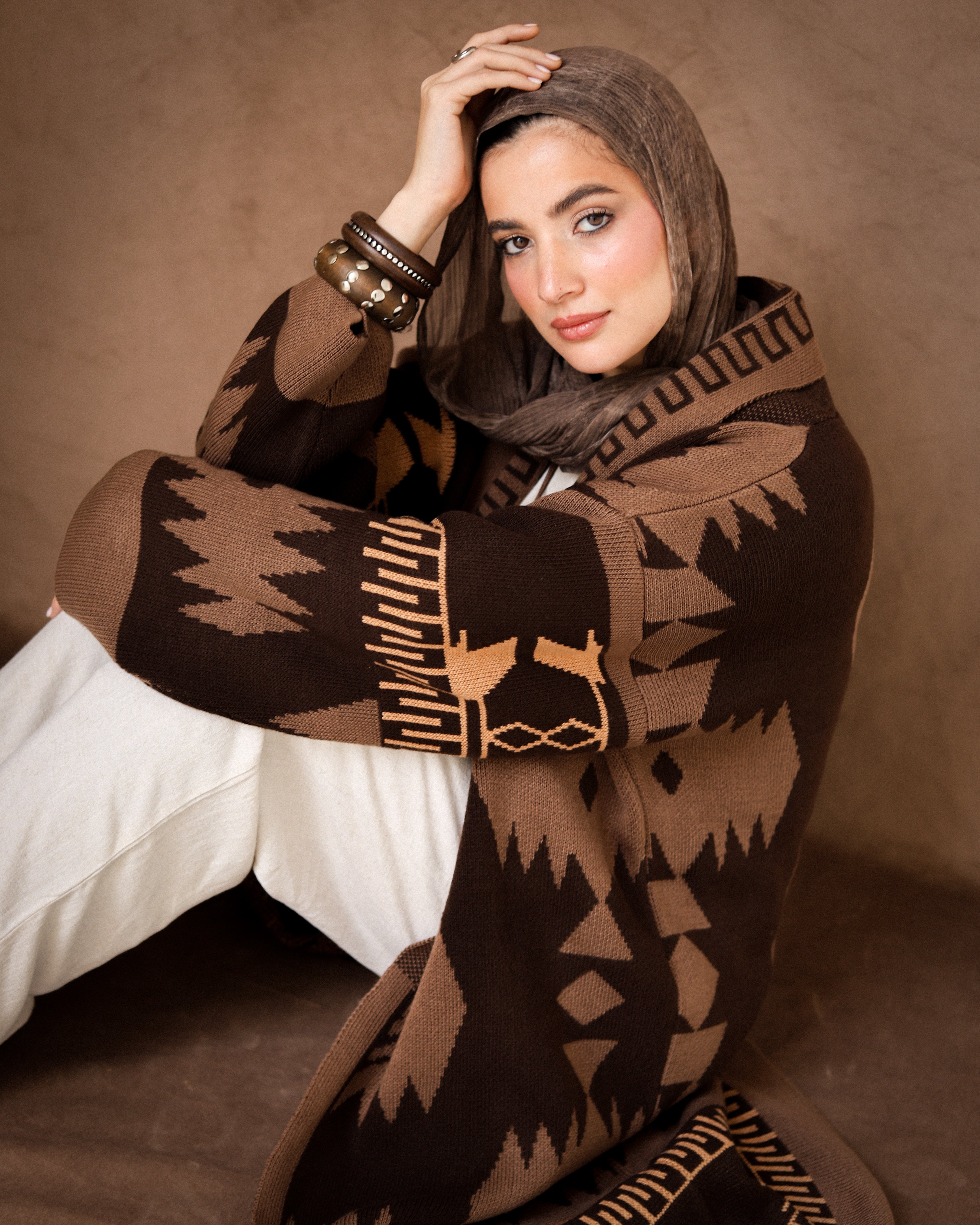 Her Boho Luxe cardigan