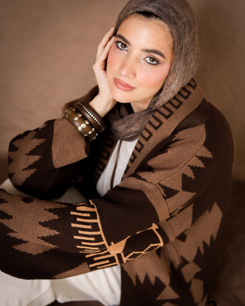 Her Boho Luxe cardigan