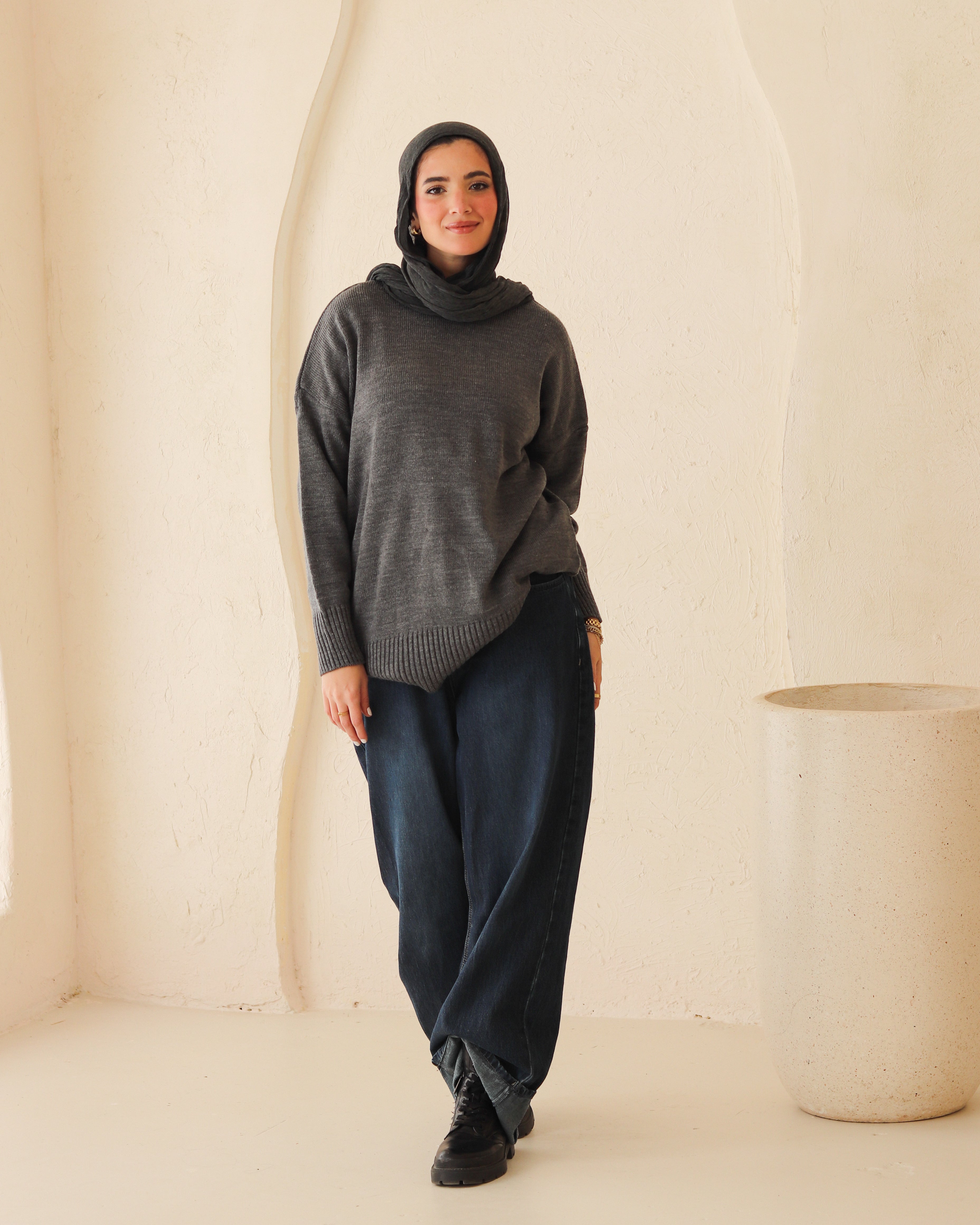 Round-Neck Pullover