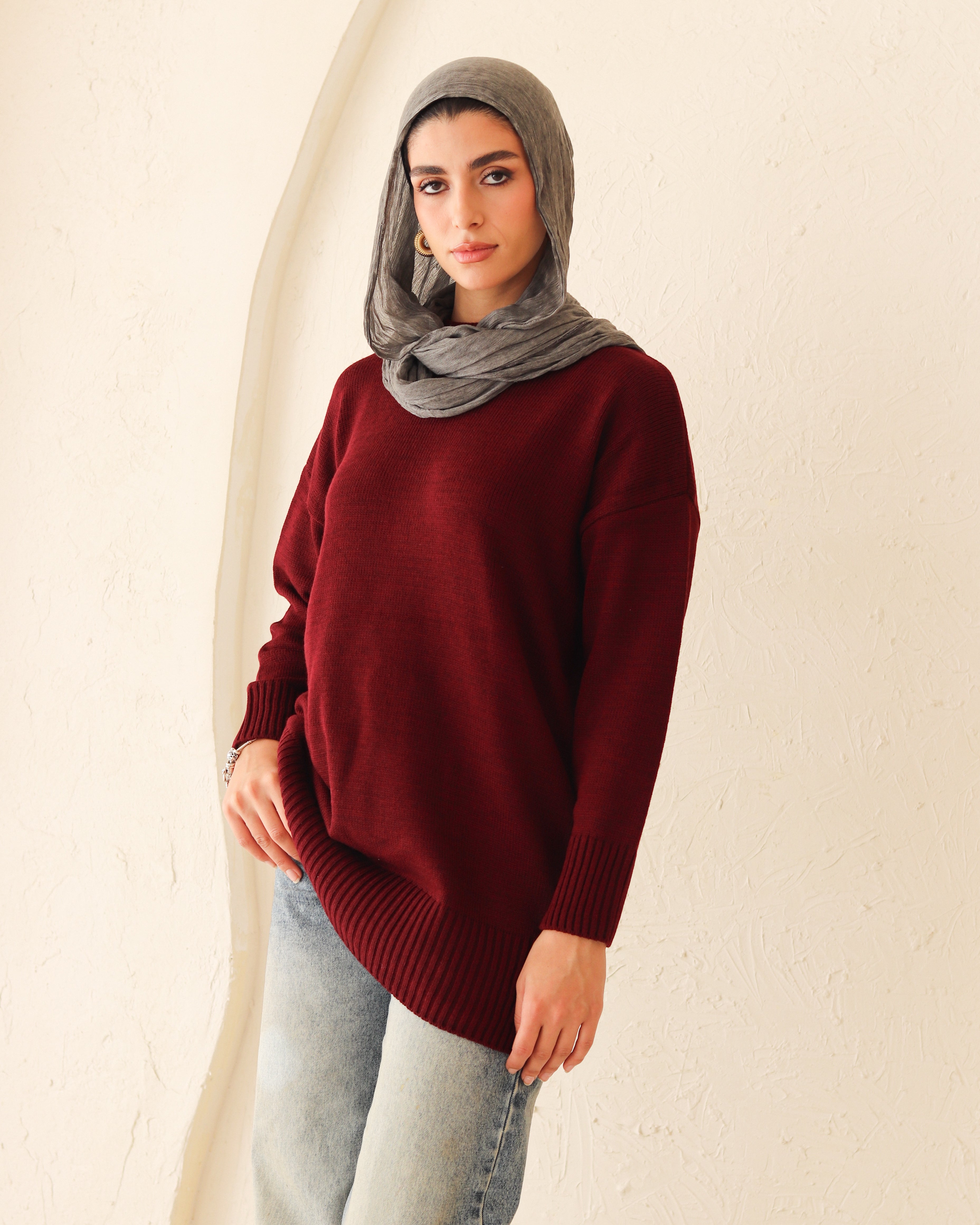Round-Neck Pullover