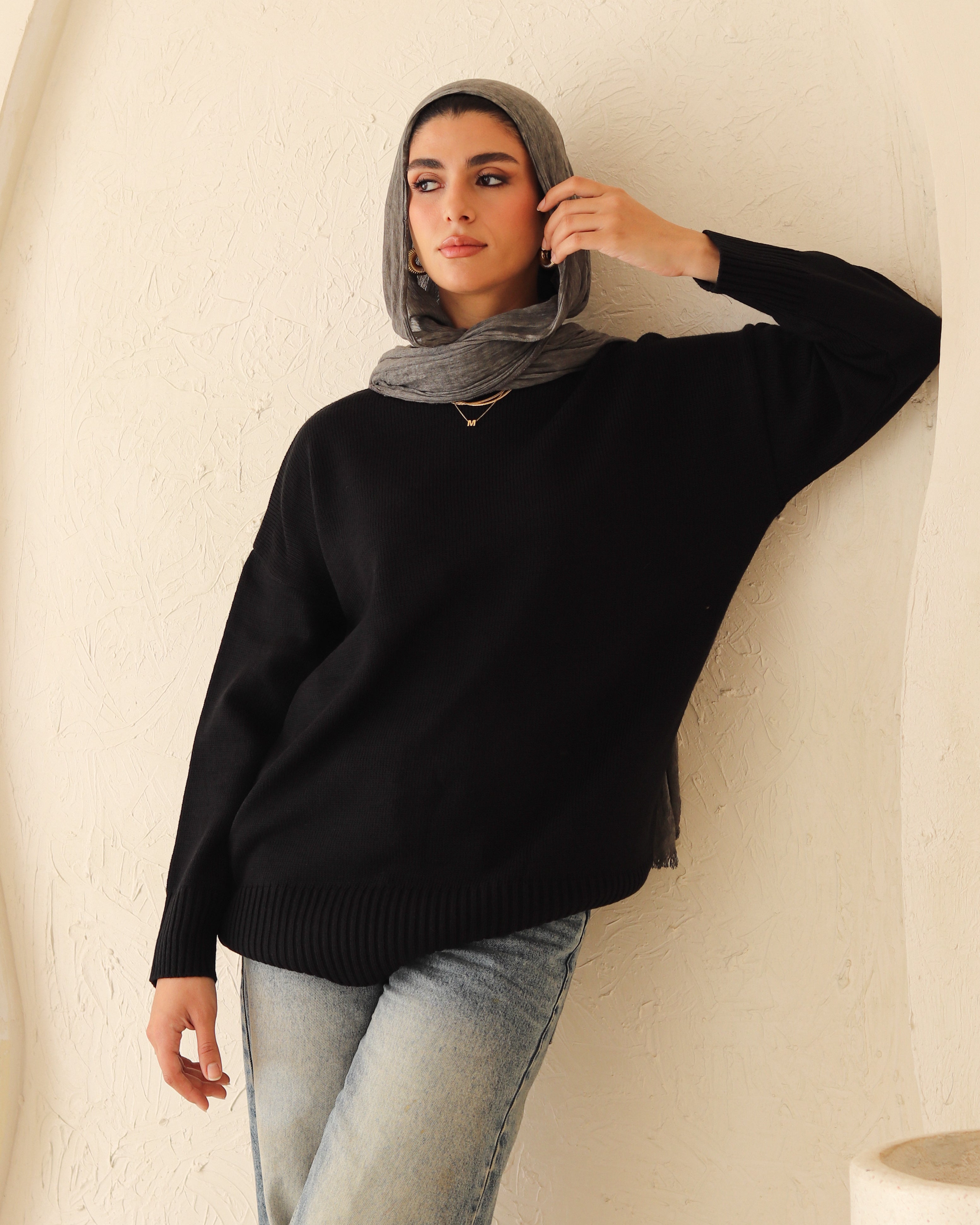 Round-Neck Pullover
