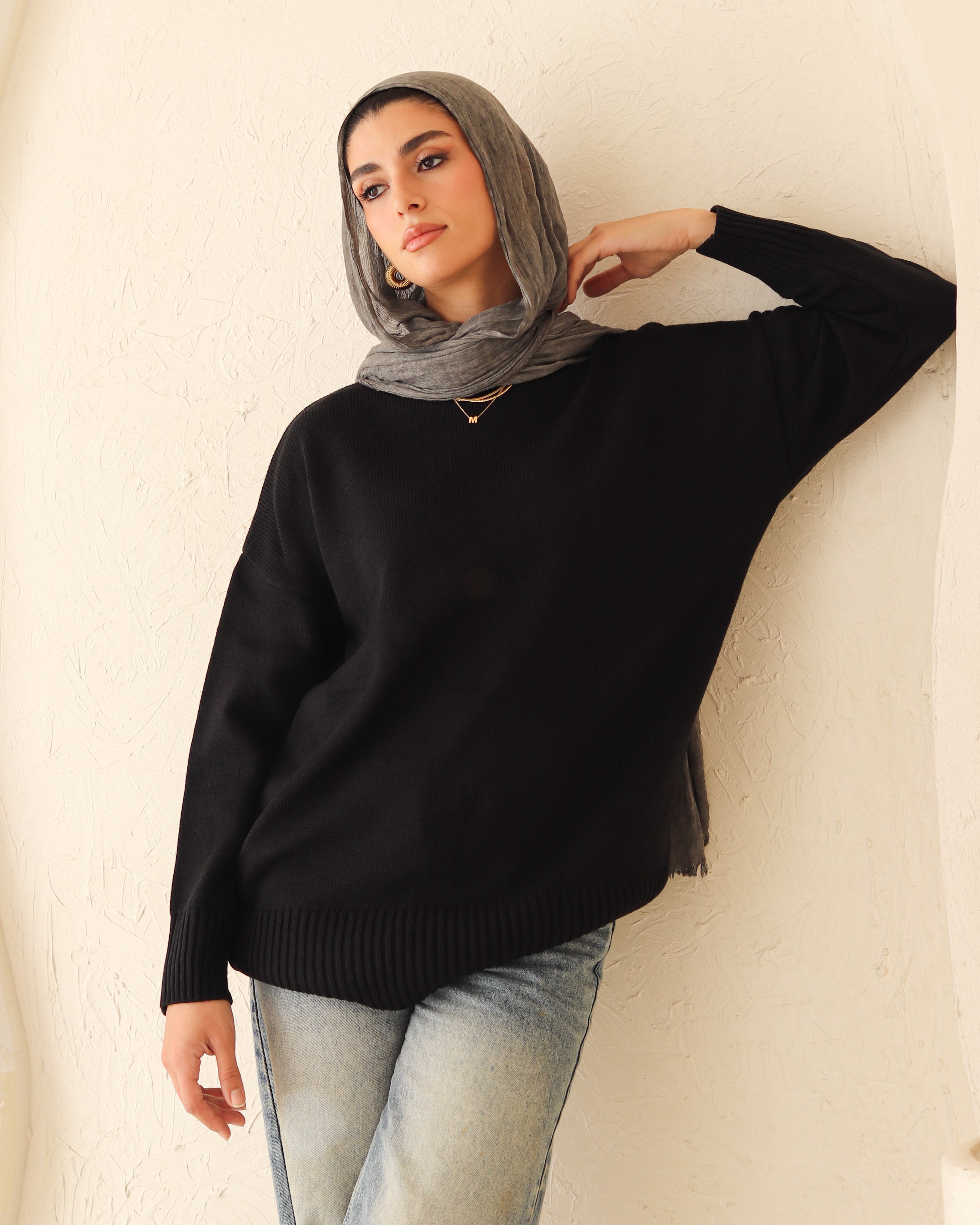 Round-Neck Pullover