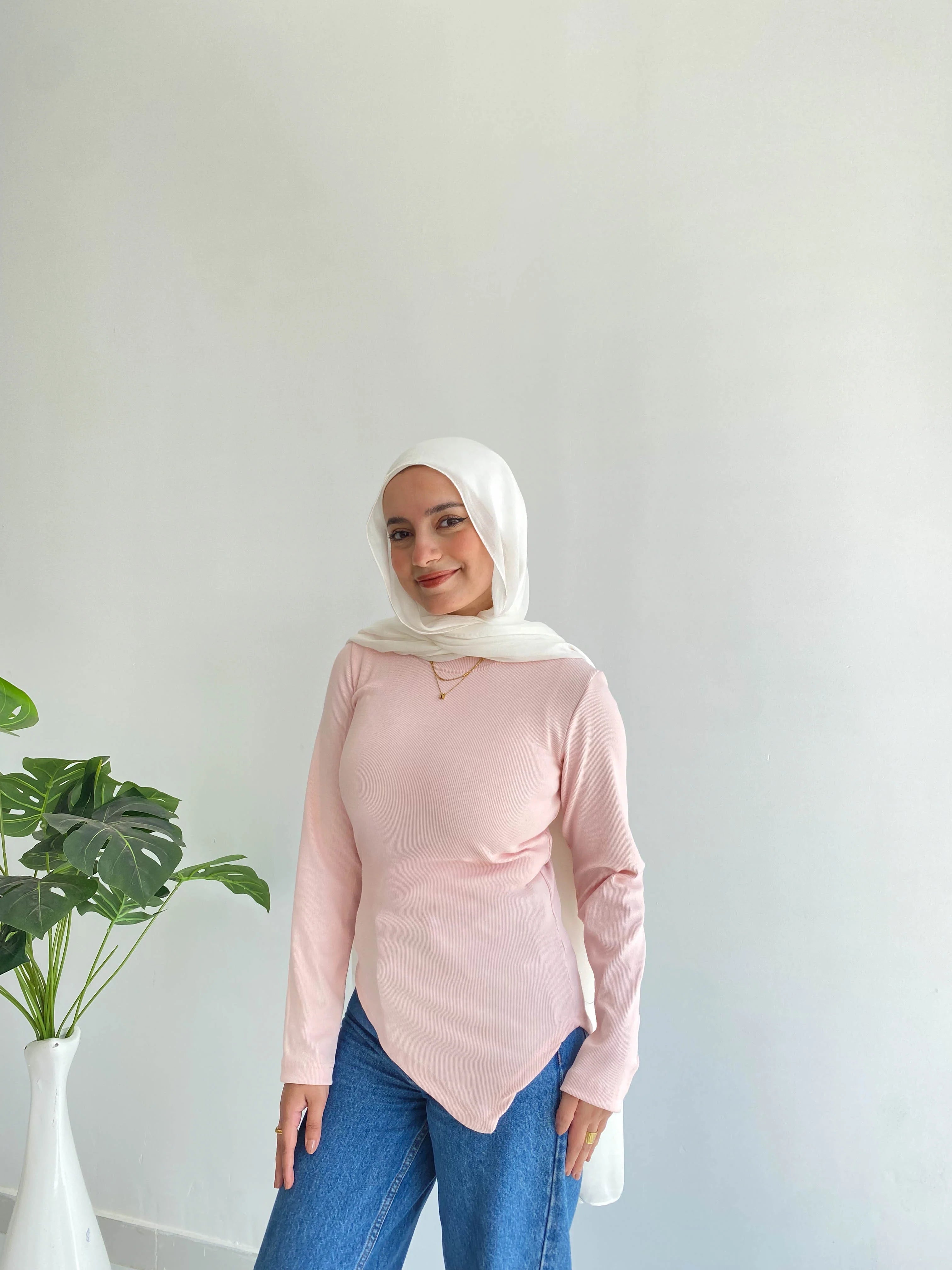 Sleeved Basic With Slit
