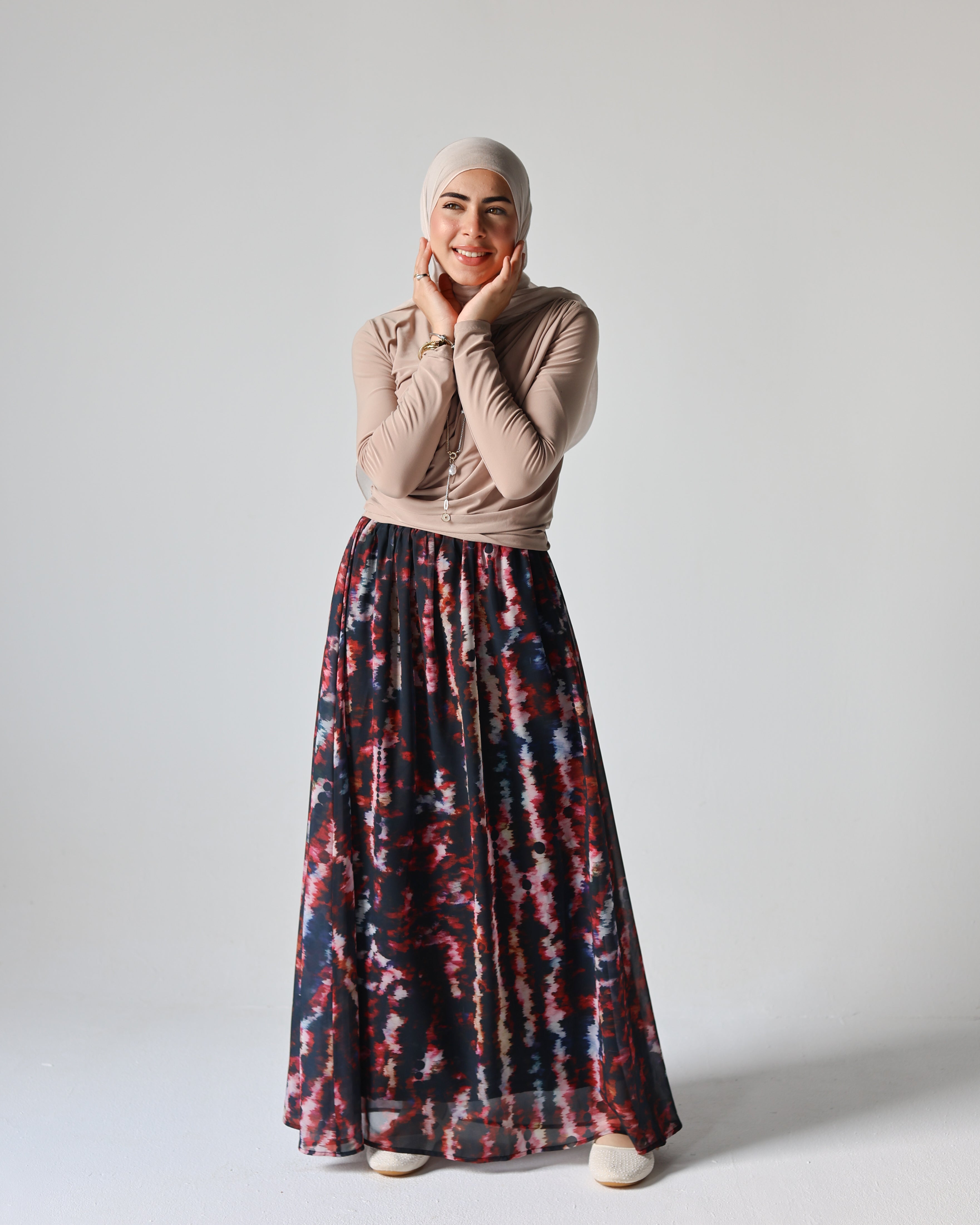 Sofia Marble skirt