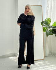 Black Satin- Pants