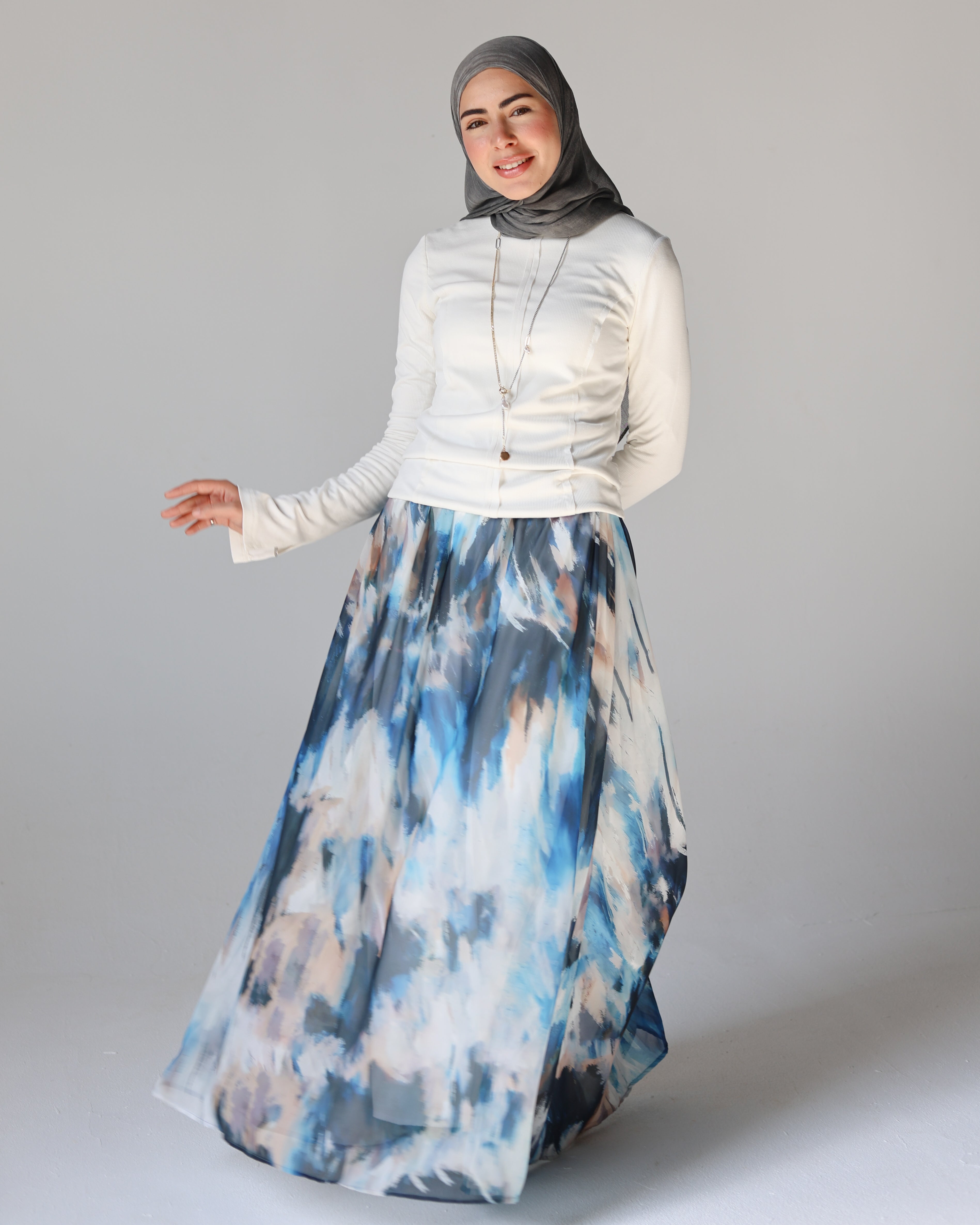 Midnight Waves Skirt