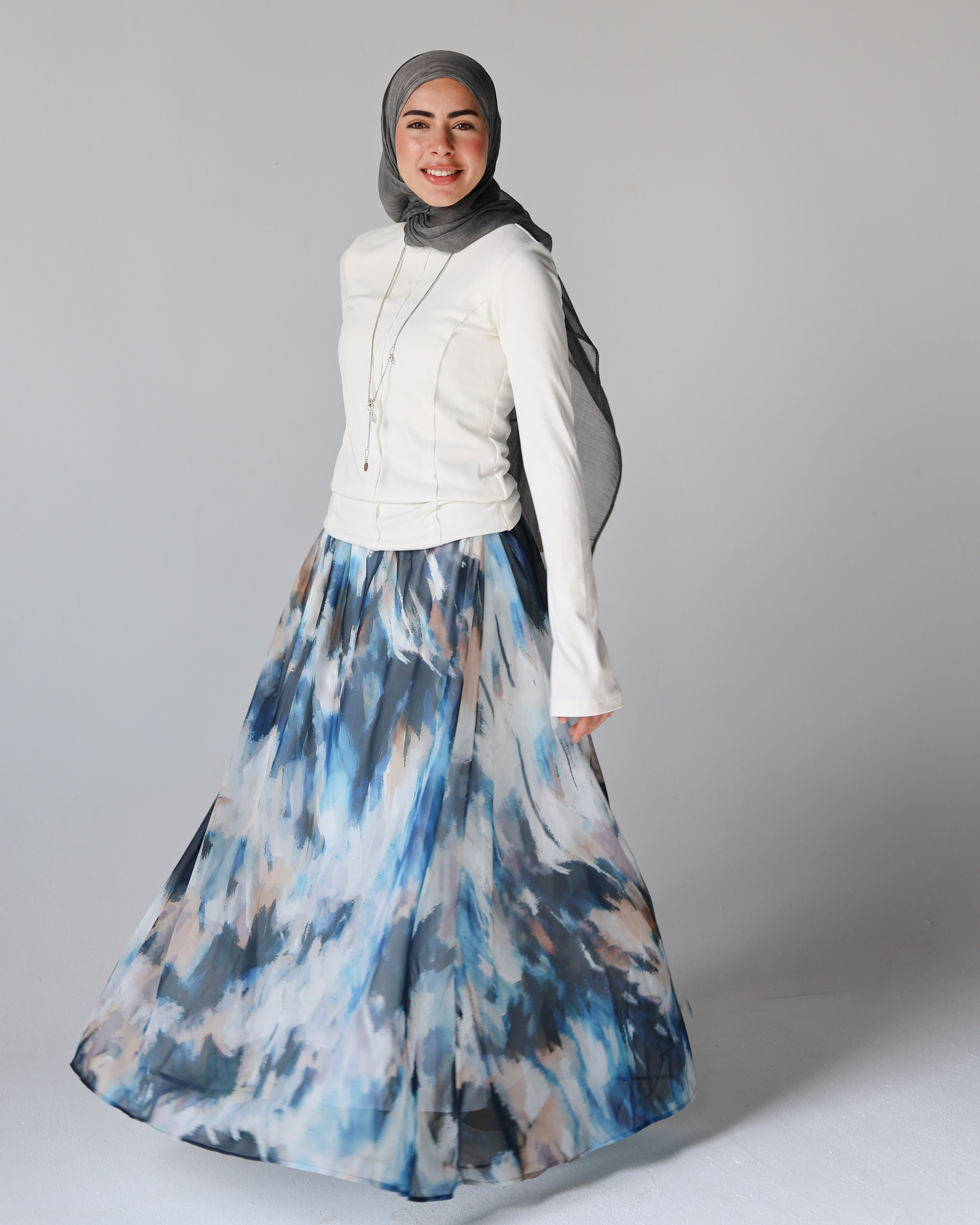 Midnight Waves Skirt