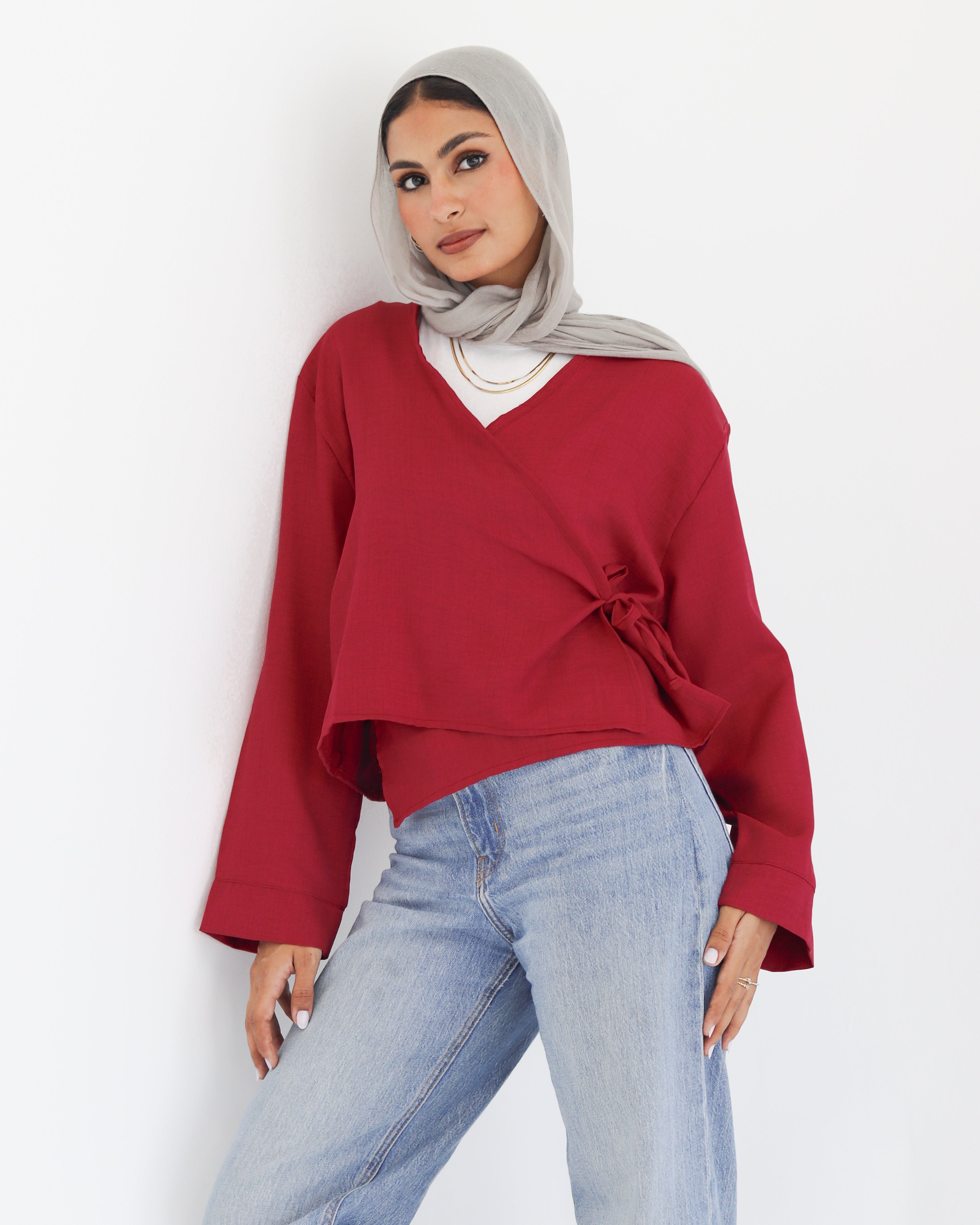 Sunny Wrap Blouse