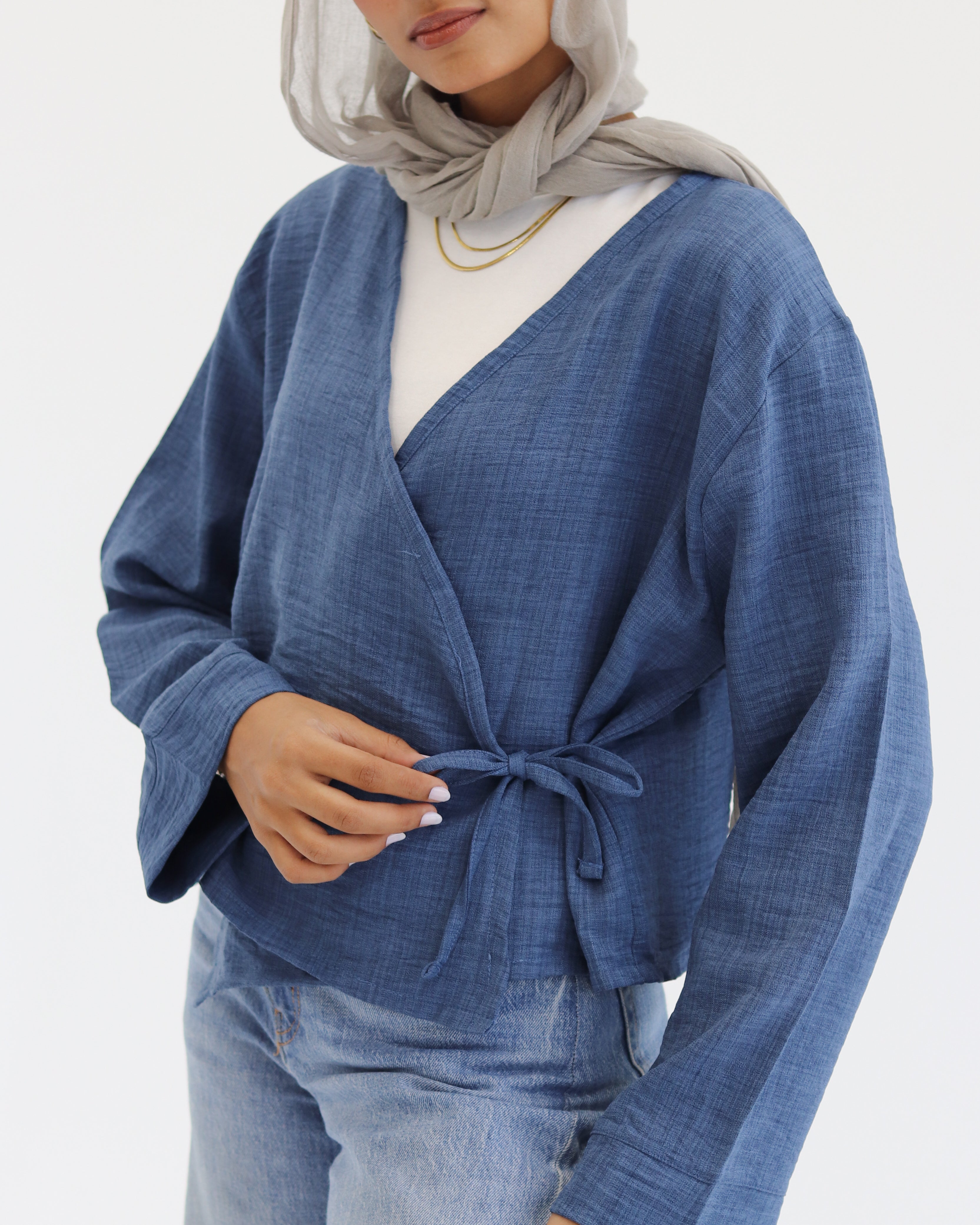 Sunny Wrap Blouse