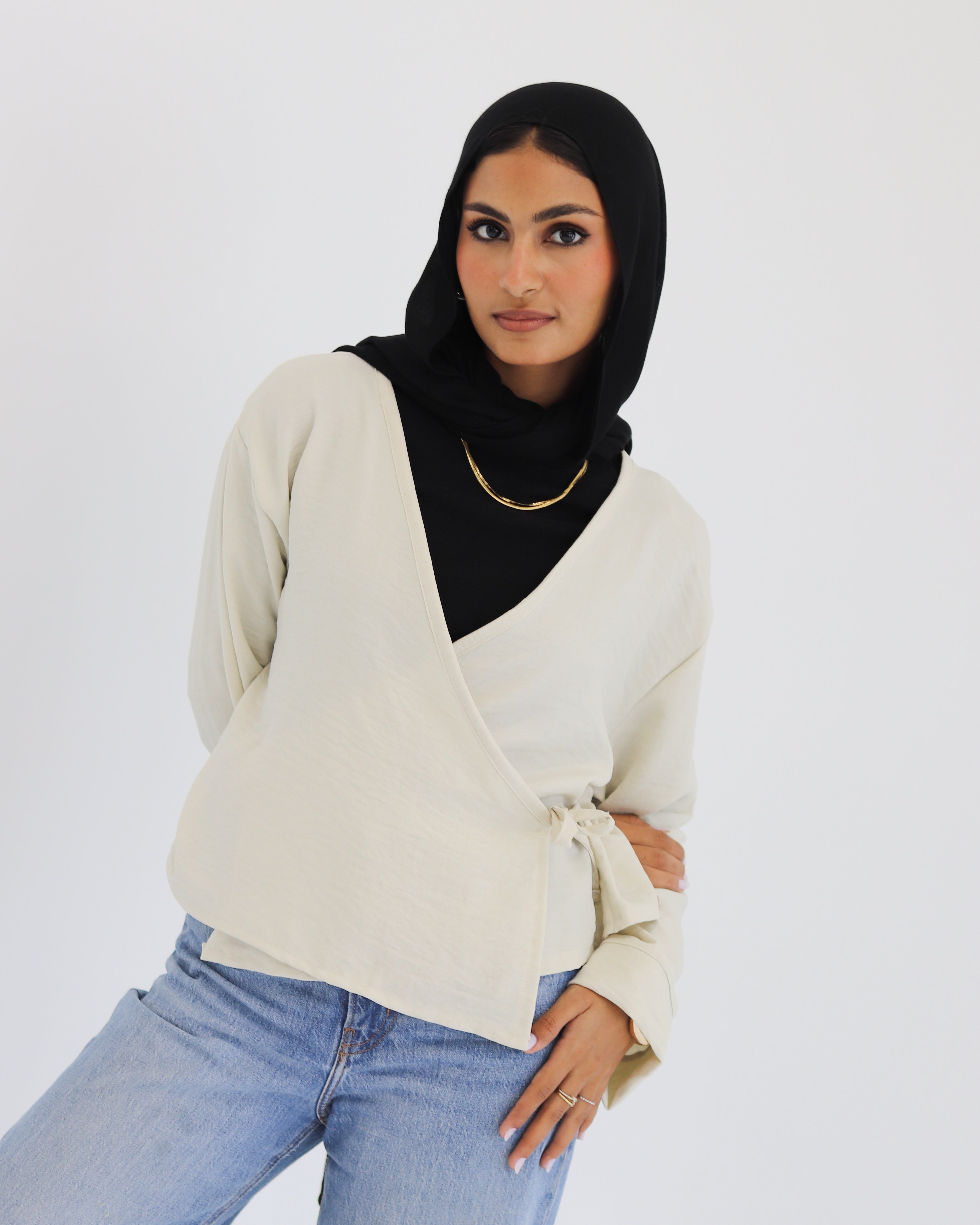 Sunny Wrap Blouse