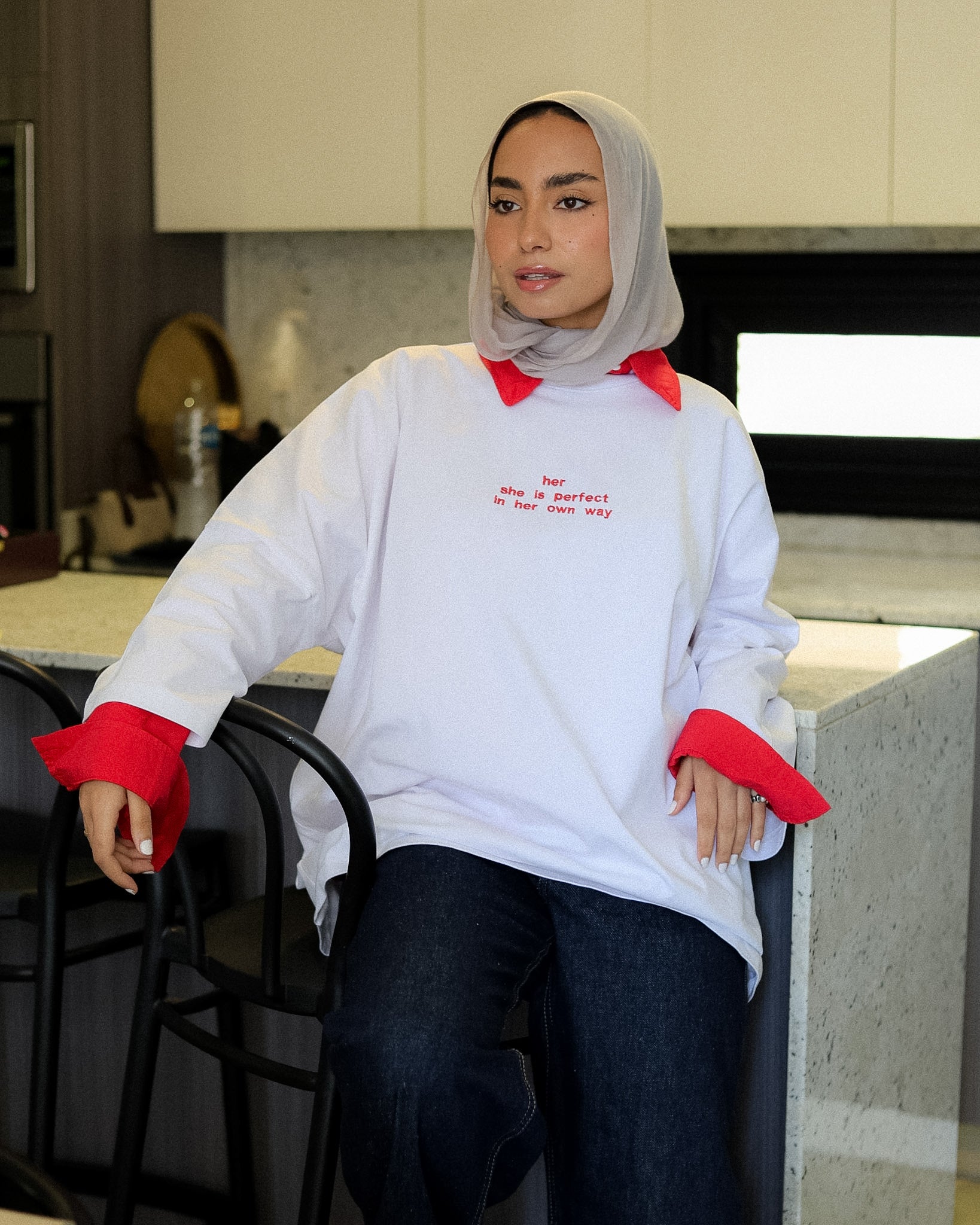 her in quote tee
