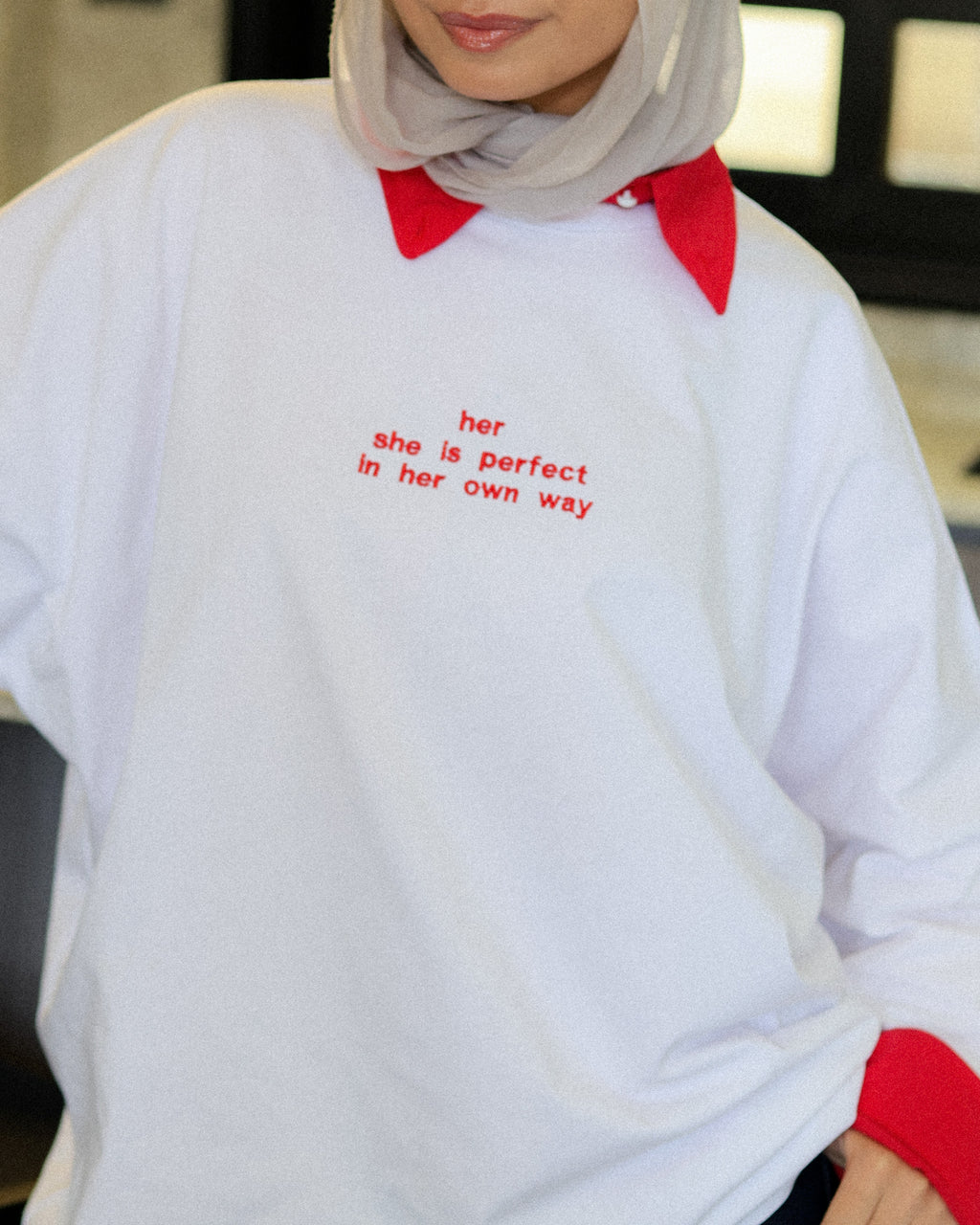 her in quote tee