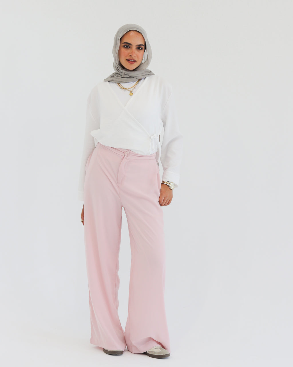 Modest Chic Wide-Leg Pants