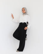 Modest Chic Wide-Leg Pants