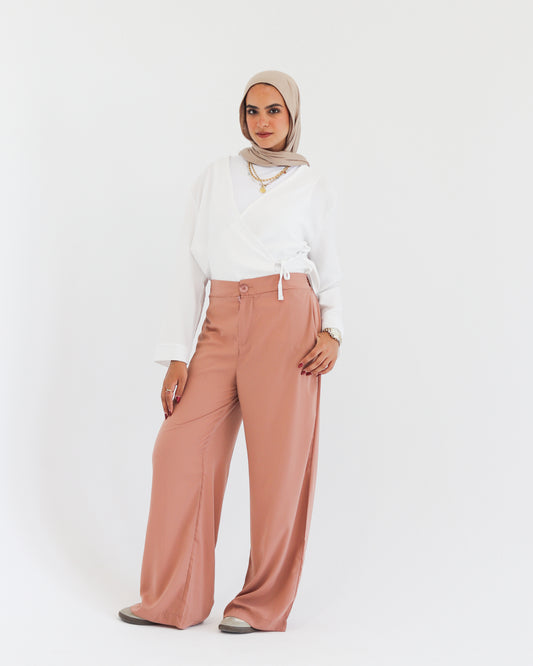 Modest Chic Wide-Leg Pants