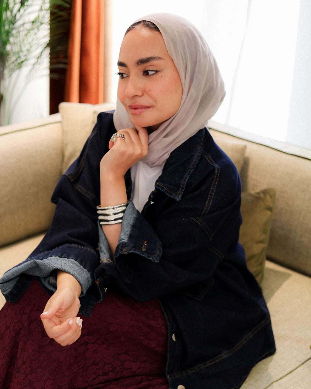 Her Indigo Jacket