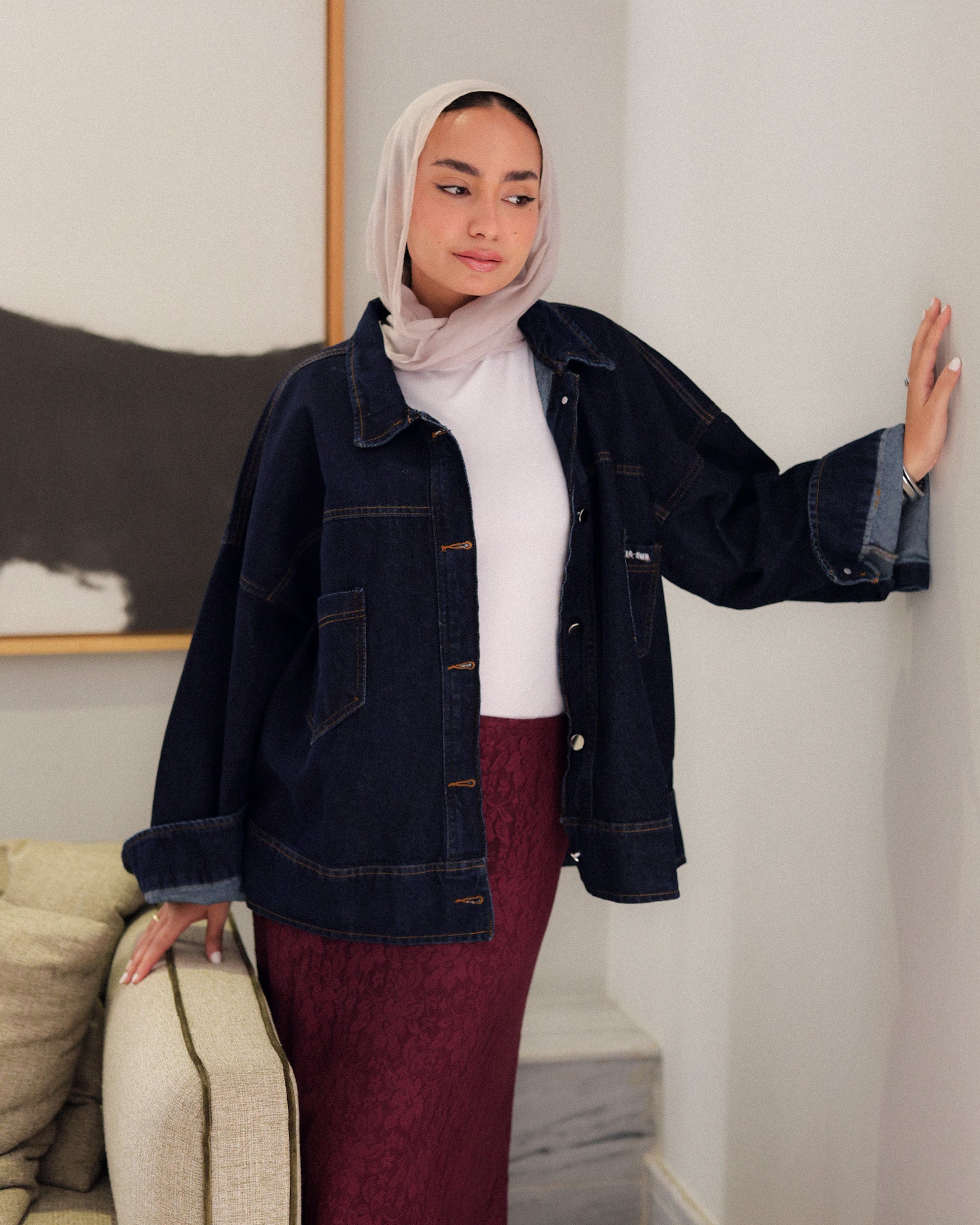 Her Indigo Jacket