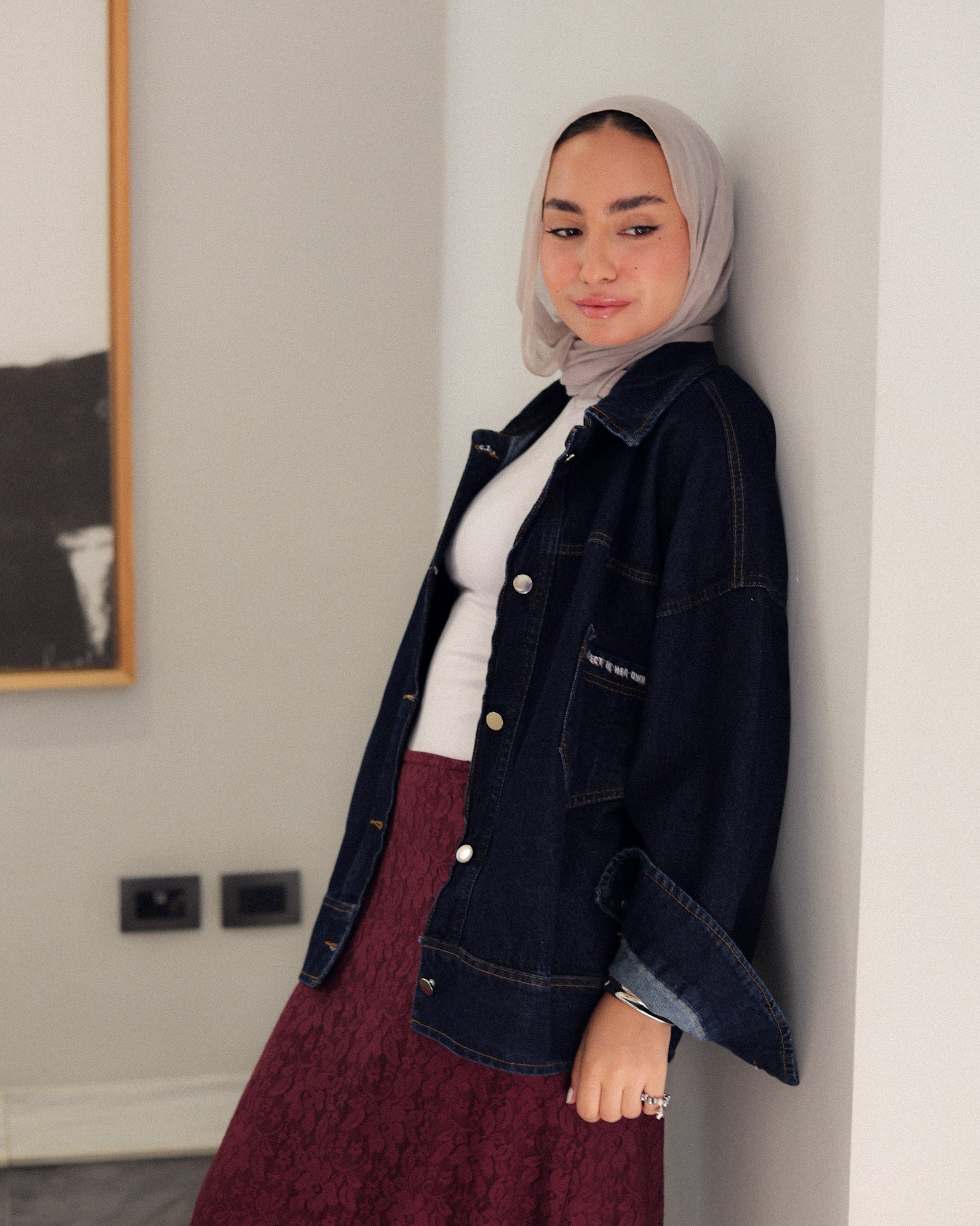 Her Indigo Jacket