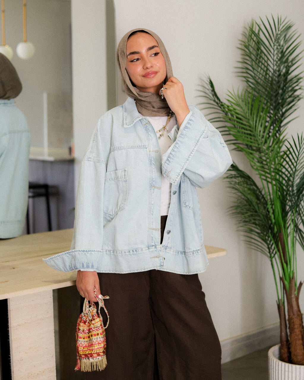 Her Indigo Jacket
