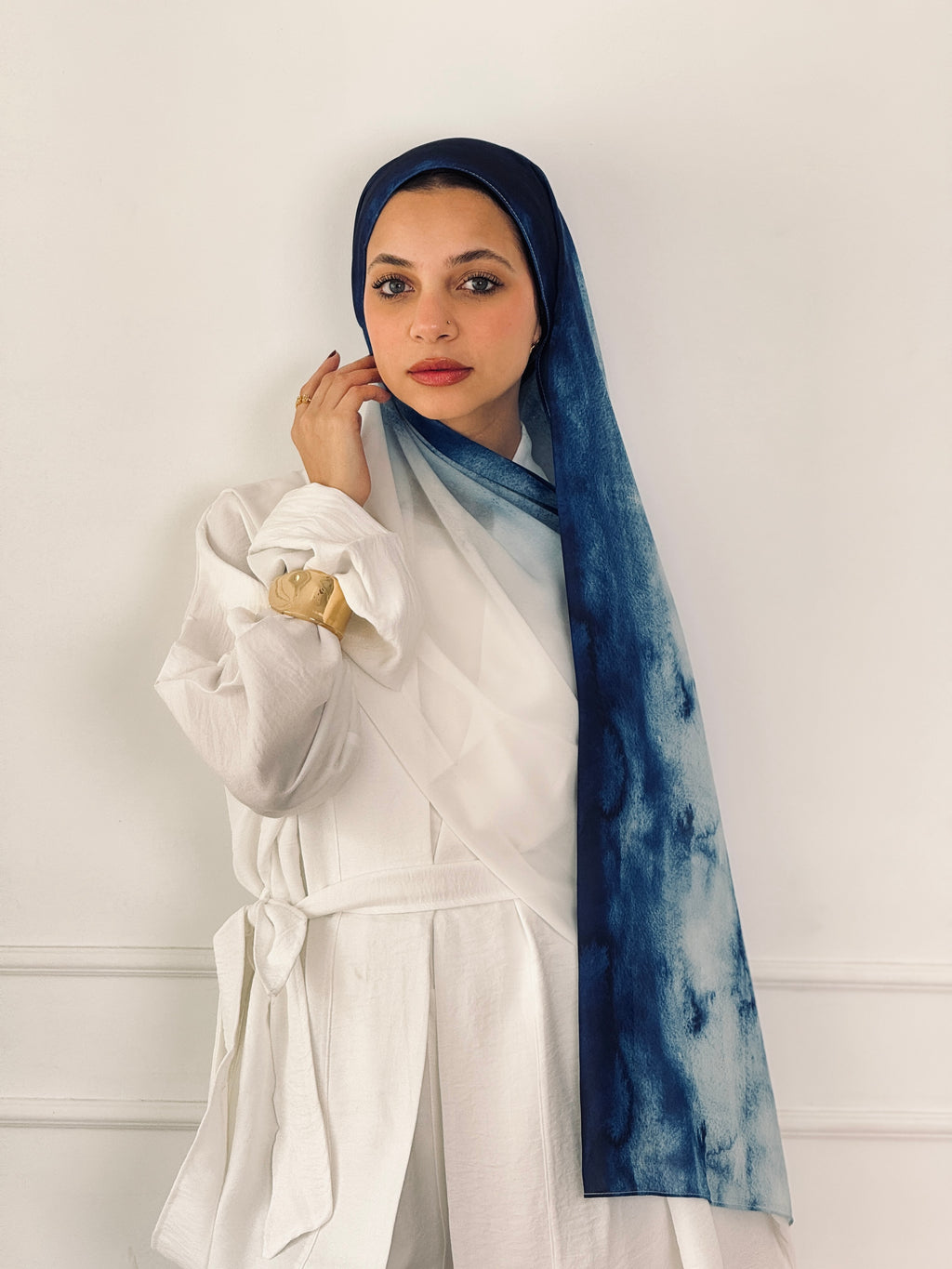 Ocean Dream Marble Scarf