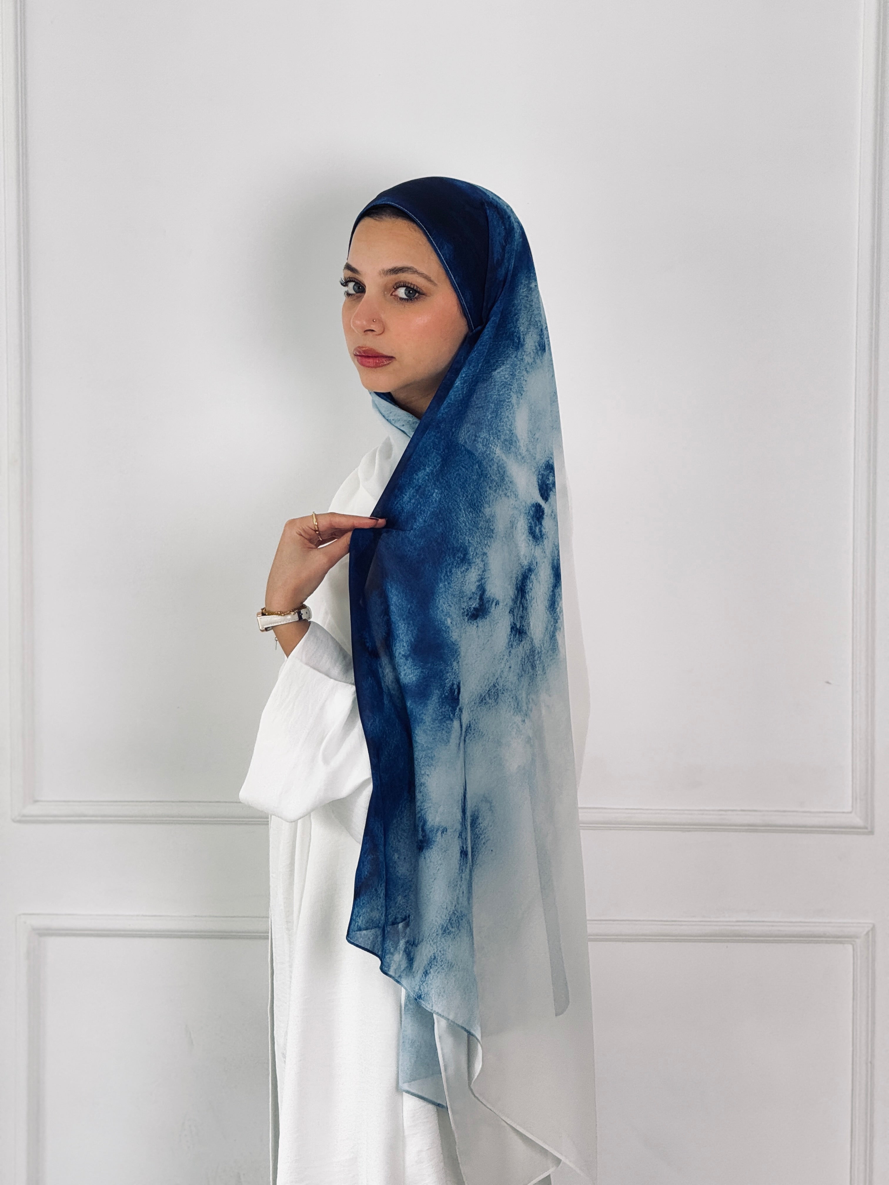 Ocean Dream Marble Scarf