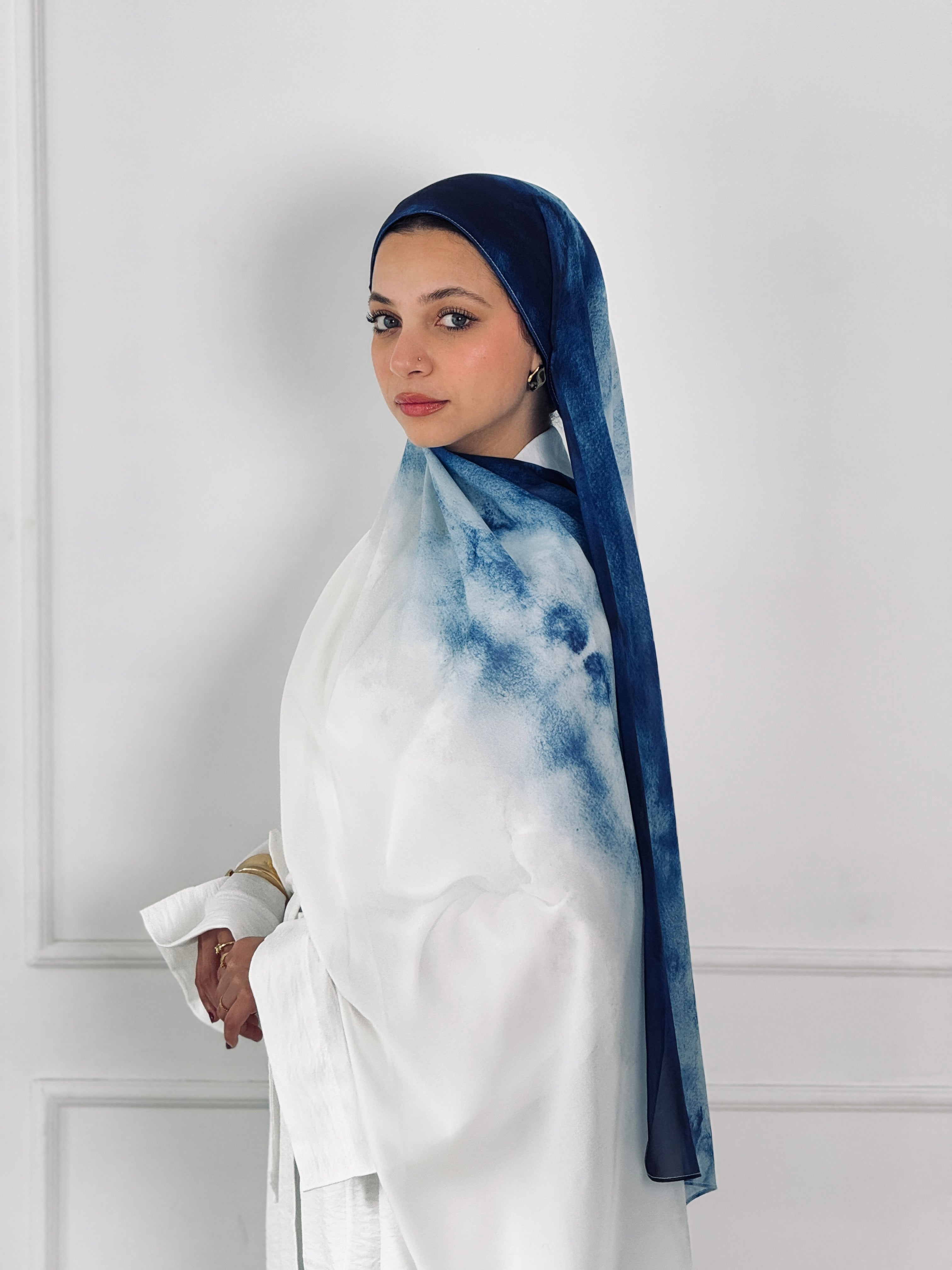 Ocean Dream Marble Scarf