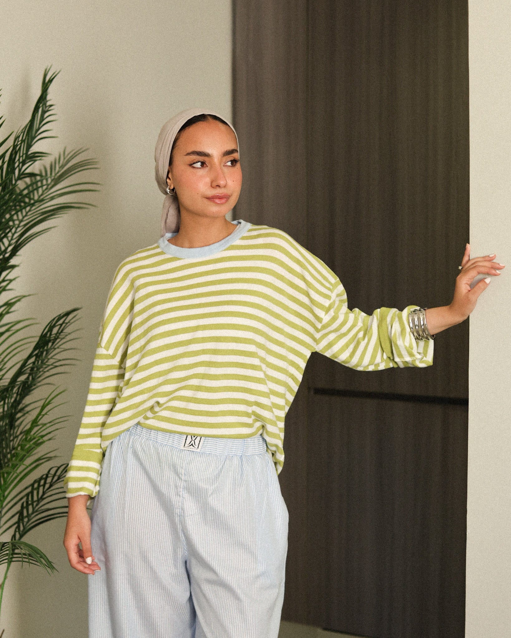 Retro stripe T shirt