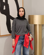 Retro stripe T shirt